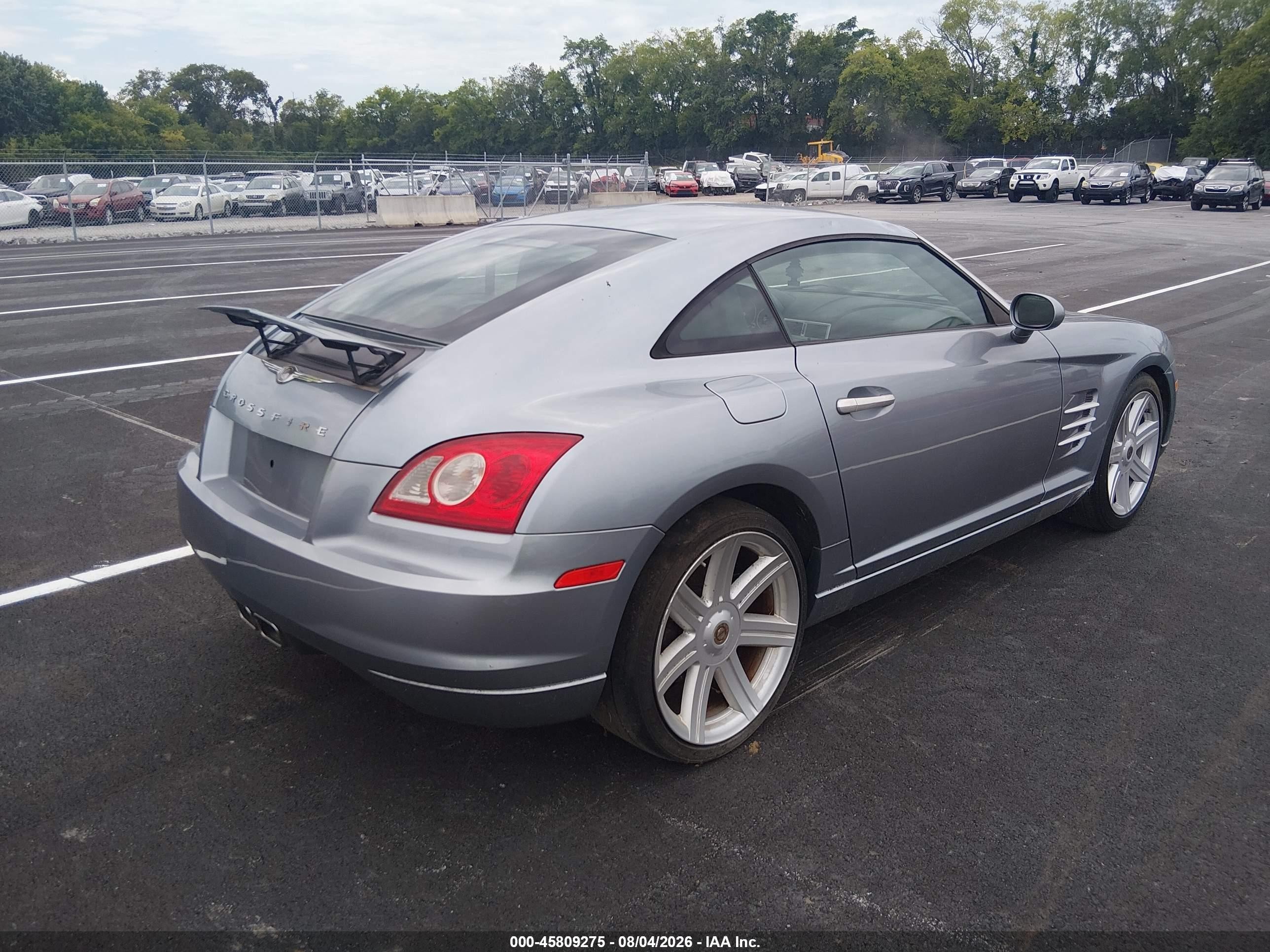 2005 Chrysler Crossfire Limited Light Blue vin: 1C3AN69L35X026746