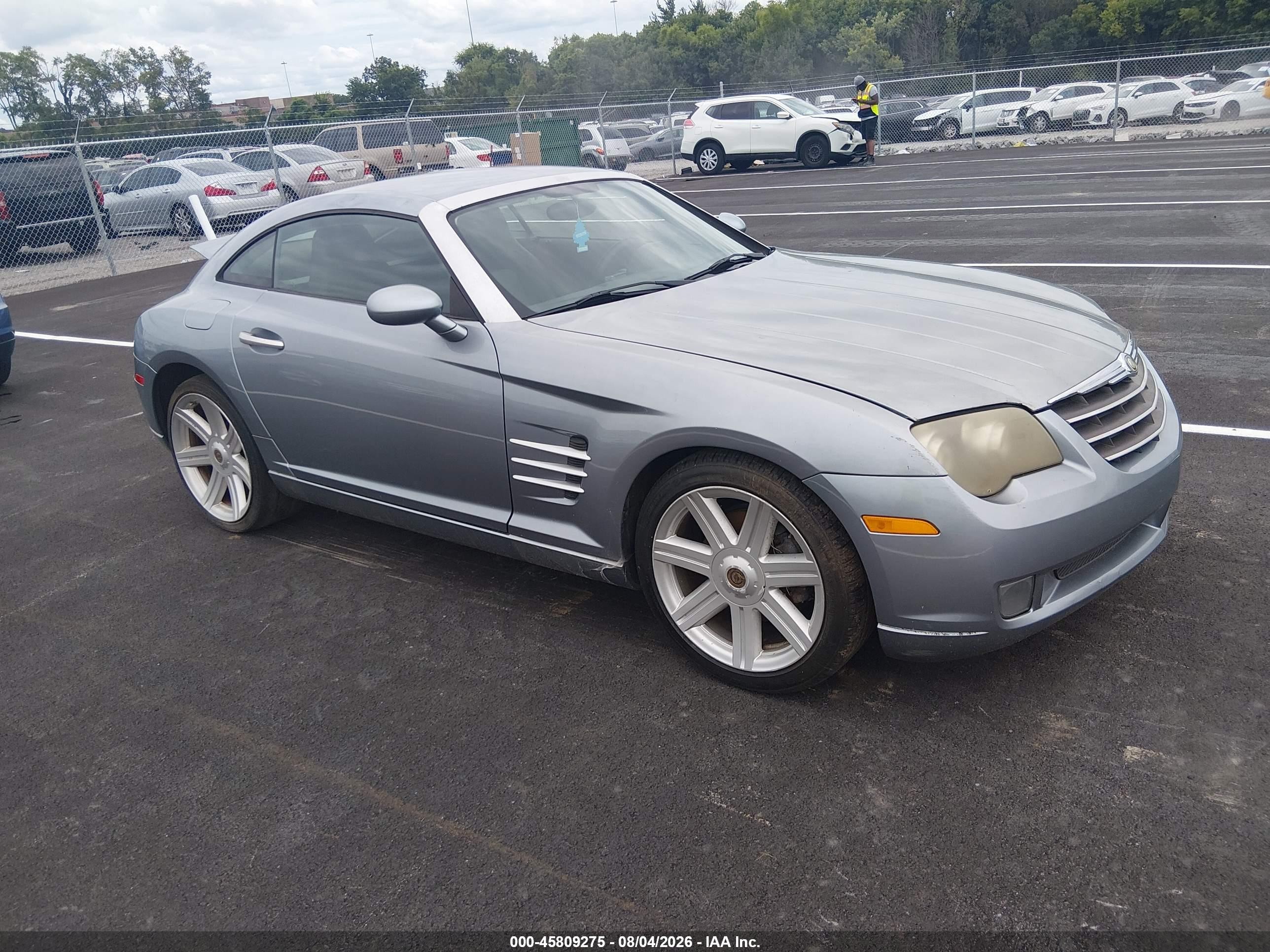 2005 Chrysler Crossfire Limited Light Blue vin: 1C3AN69L35X026746