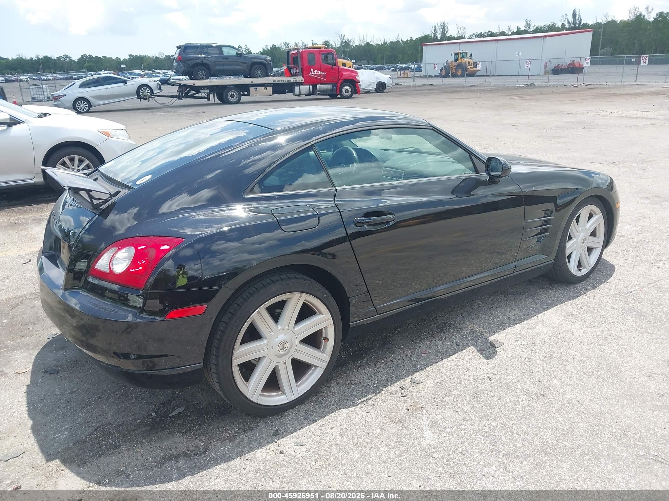 2005 Chrysler Crossfire Limited Black vin: 1C3AN69L35X033888