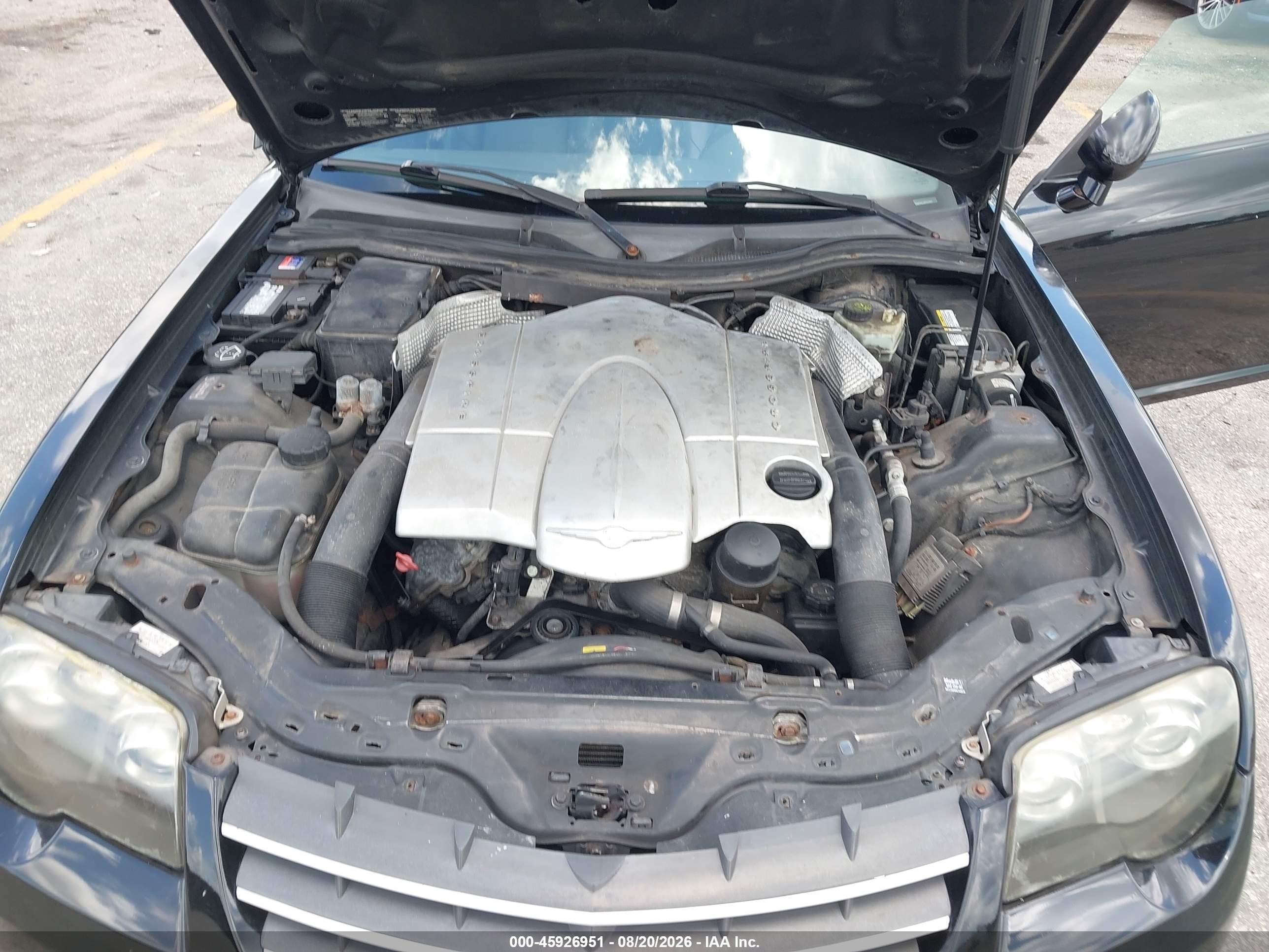 2005 Chrysler Crossfire Limited Black vin: 1C3AN69L35X033888