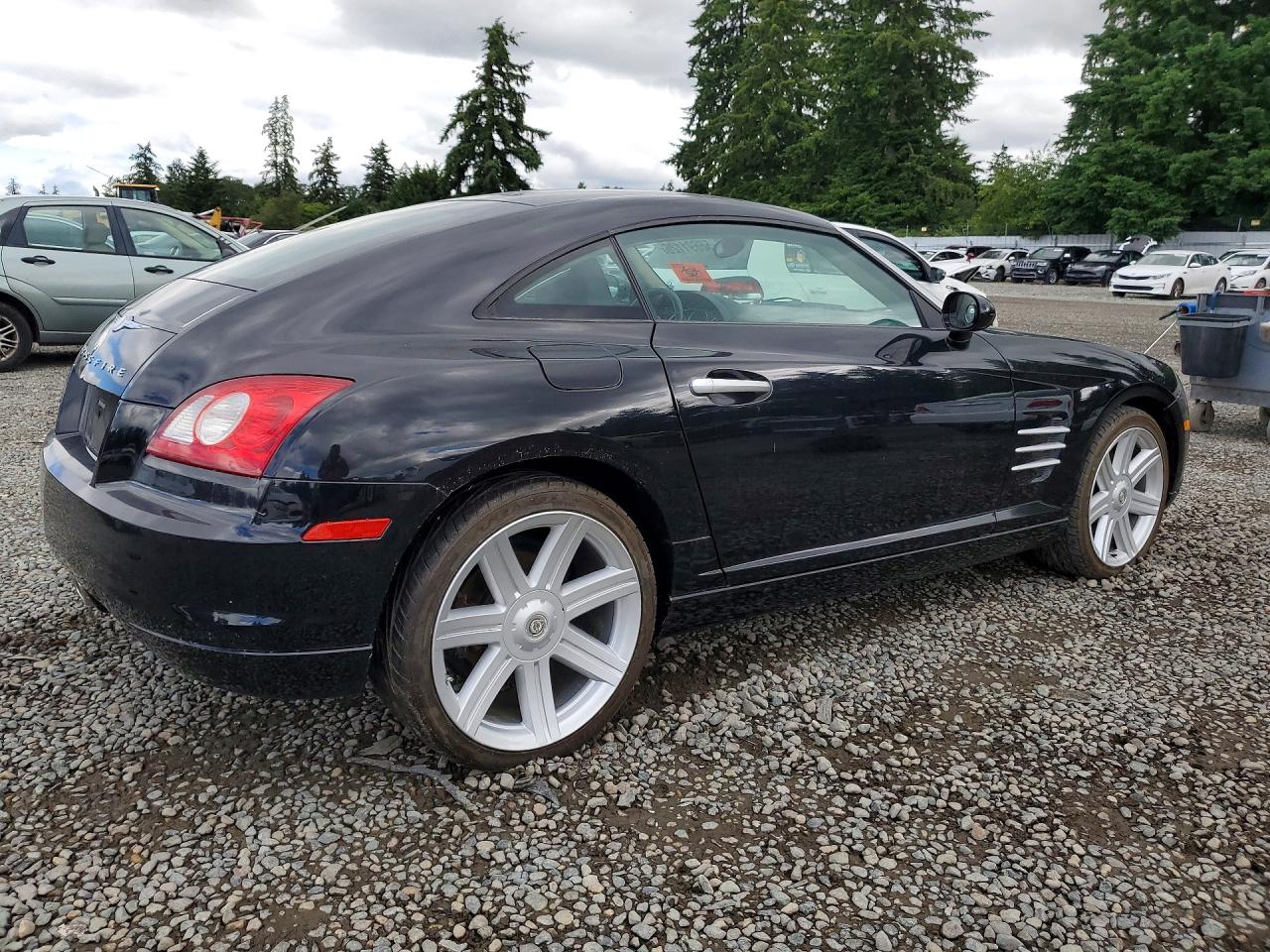 2005 Chrysler Crossfire Limited Black vin: 1C3AN69L45X025914