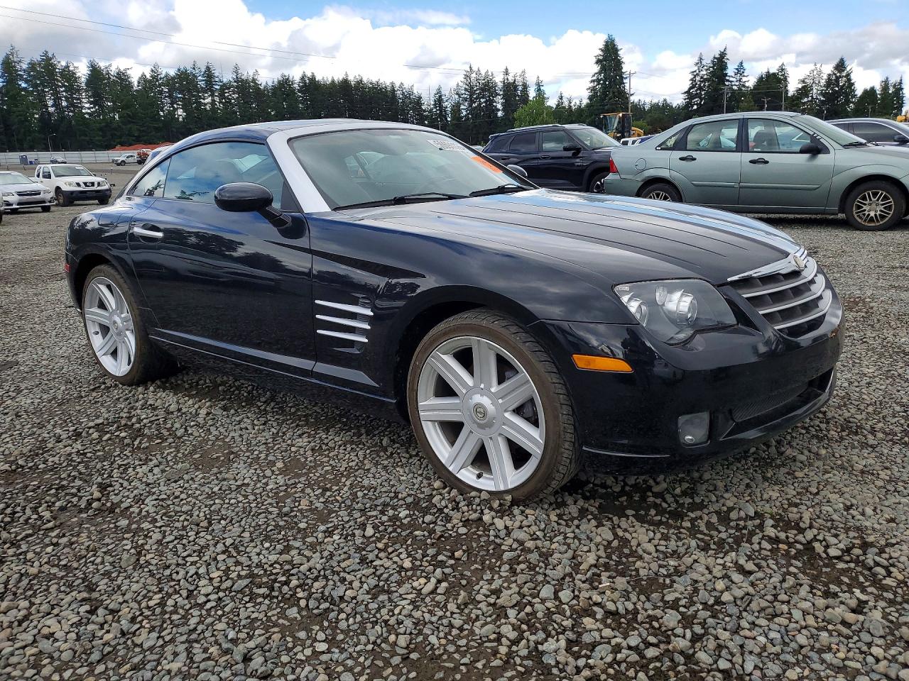2005 Chrysler Crossfire Limited Black vin: 1C3AN69L45X025914