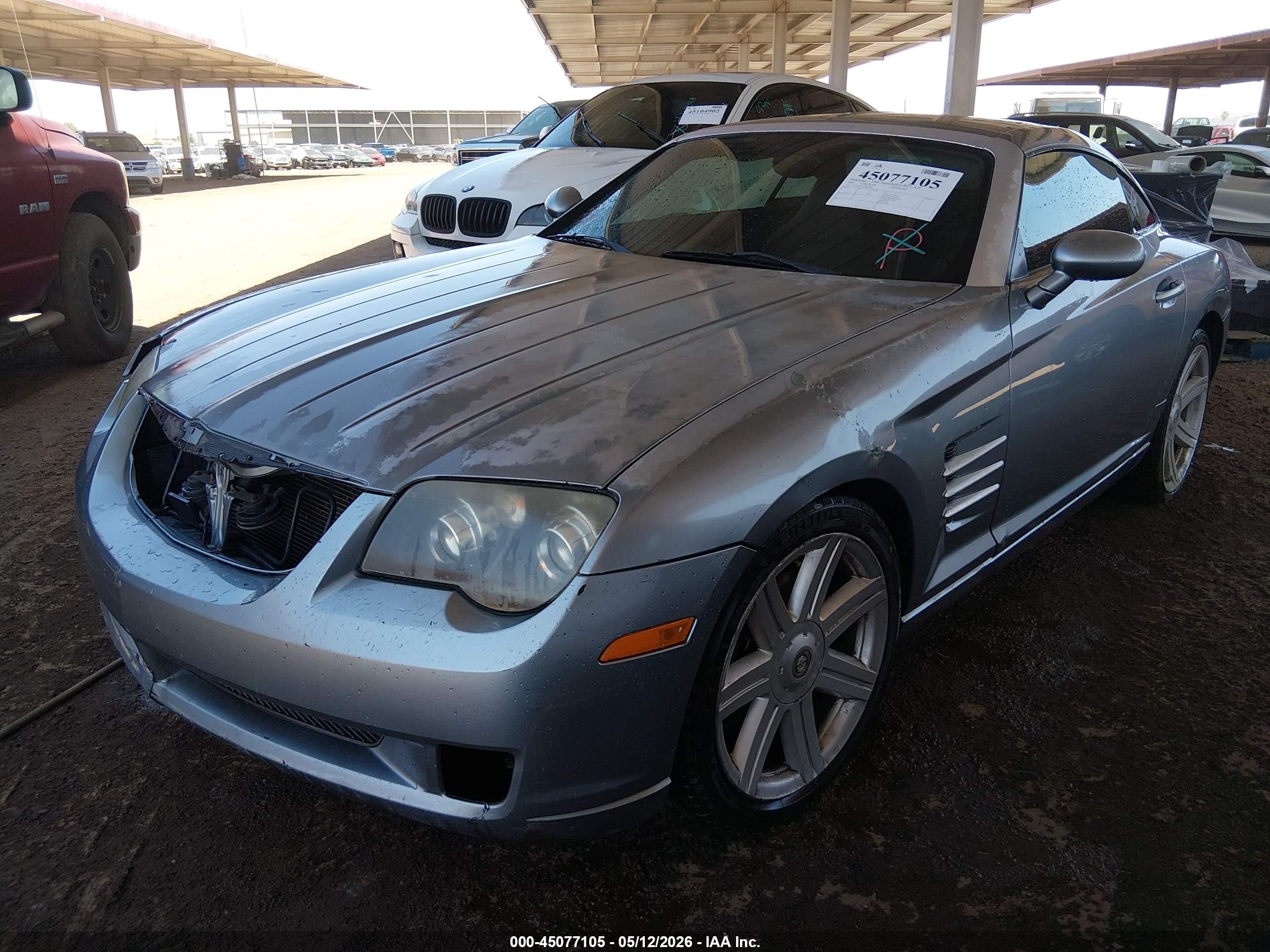 2004 Chrysler Crossfire   Blue vin: 1C3AN69L54X021269