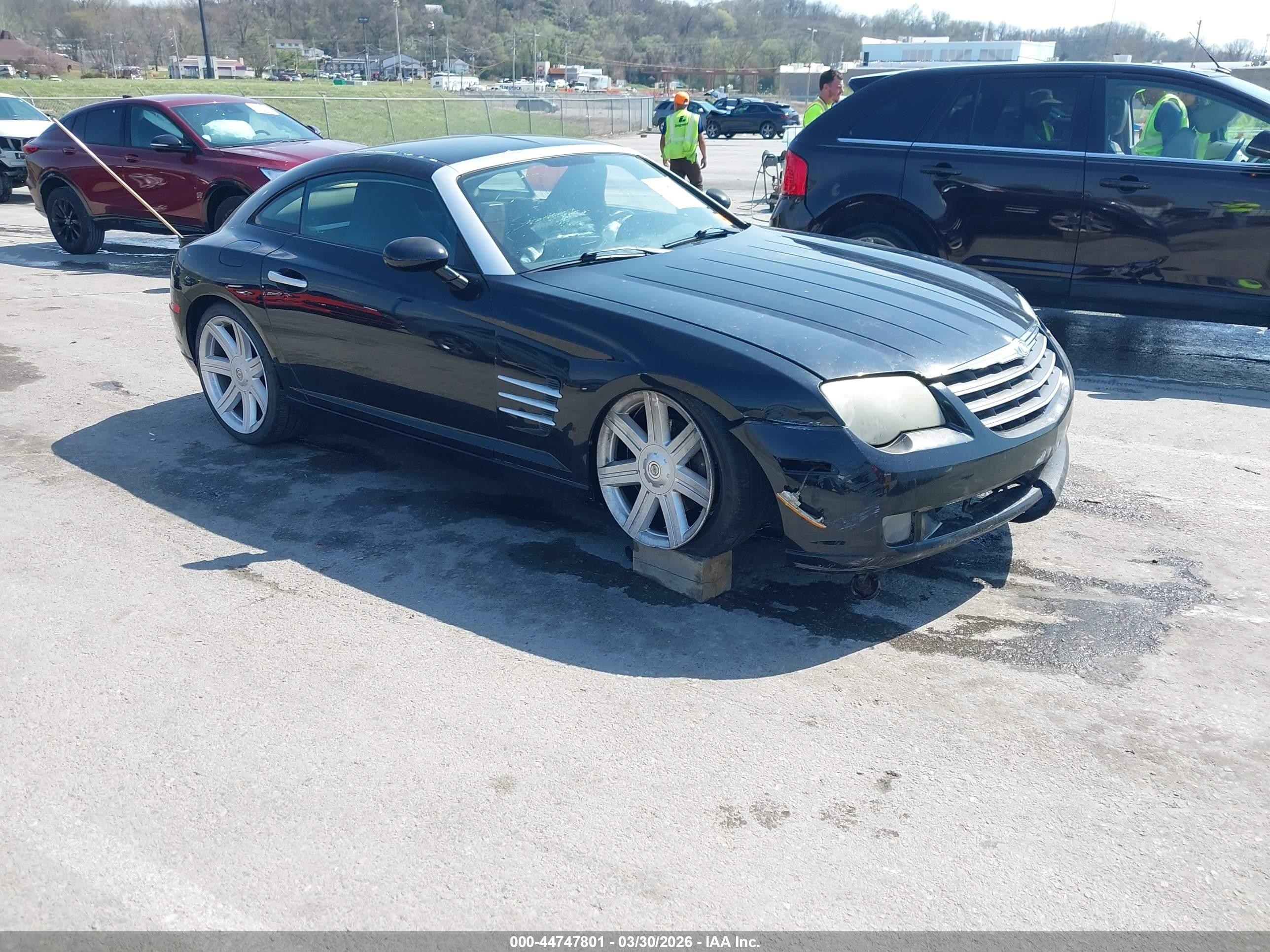 2005 Chrysler Crossfire Limited Black vin: 1C3AN69L55X026893