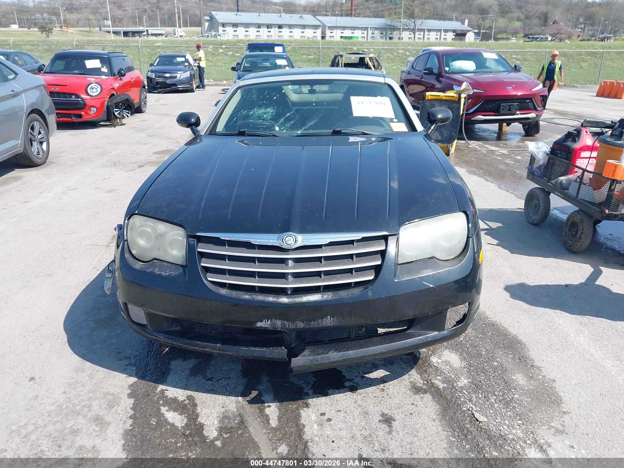 2005 Chrysler Crossfire Limited Black vin: 1C3AN69L55X026893