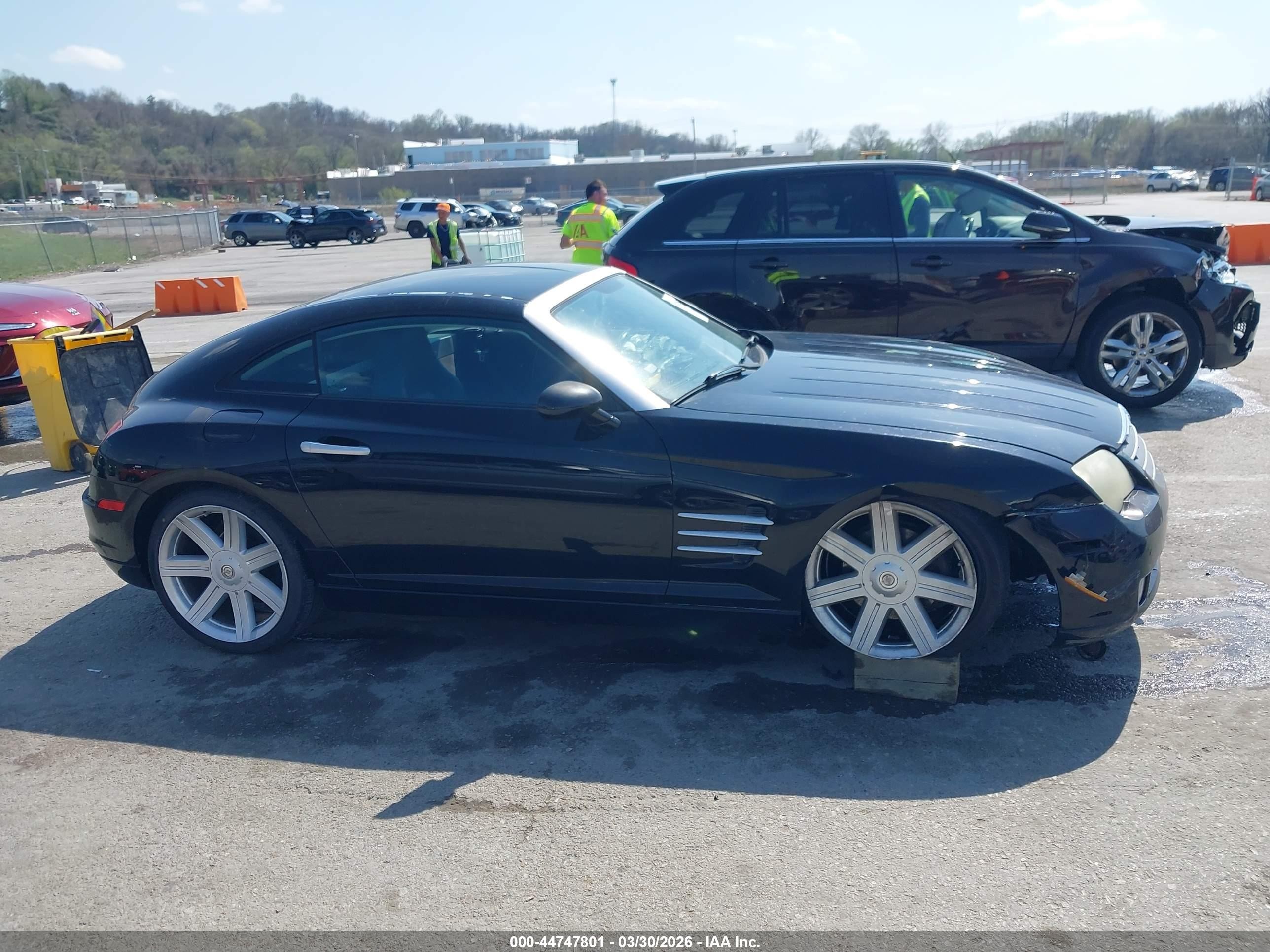 2005 Chrysler Crossfire Limited Black vin: 1C3AN69L55X026893