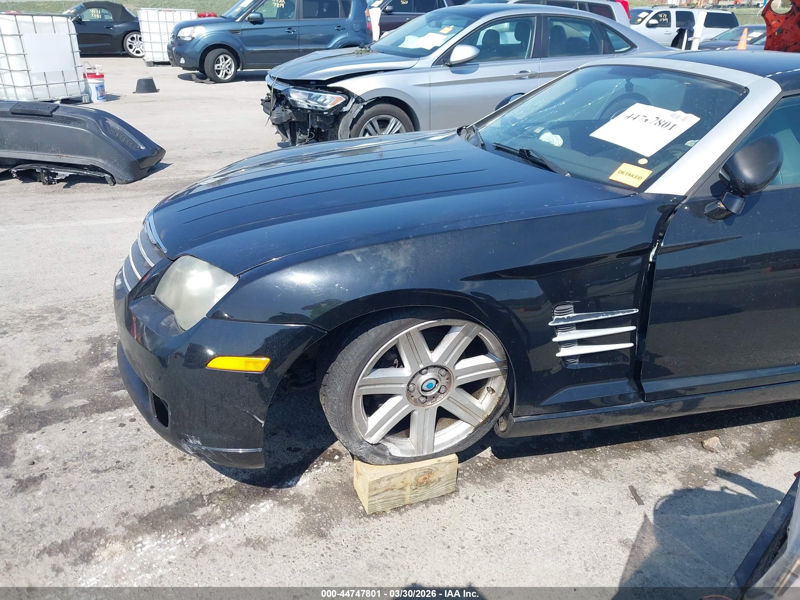 2005 Chrysler Crossfire Limited Black vin: 1C3AN69L55X026893