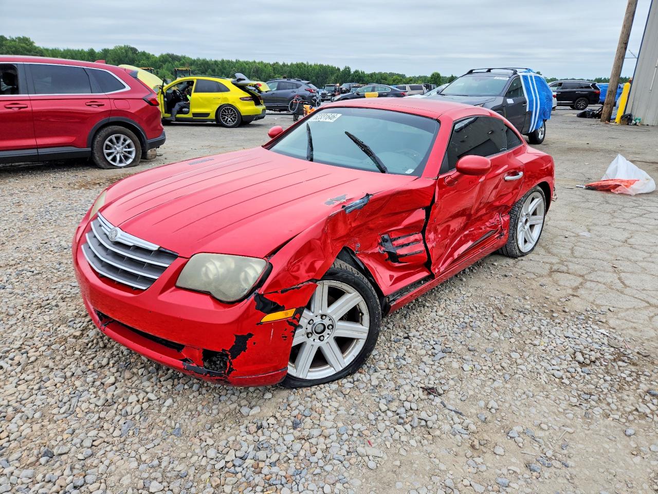 2004 Chrysler Crossfire Limited Красный vin: 1C3AN69L64X022916