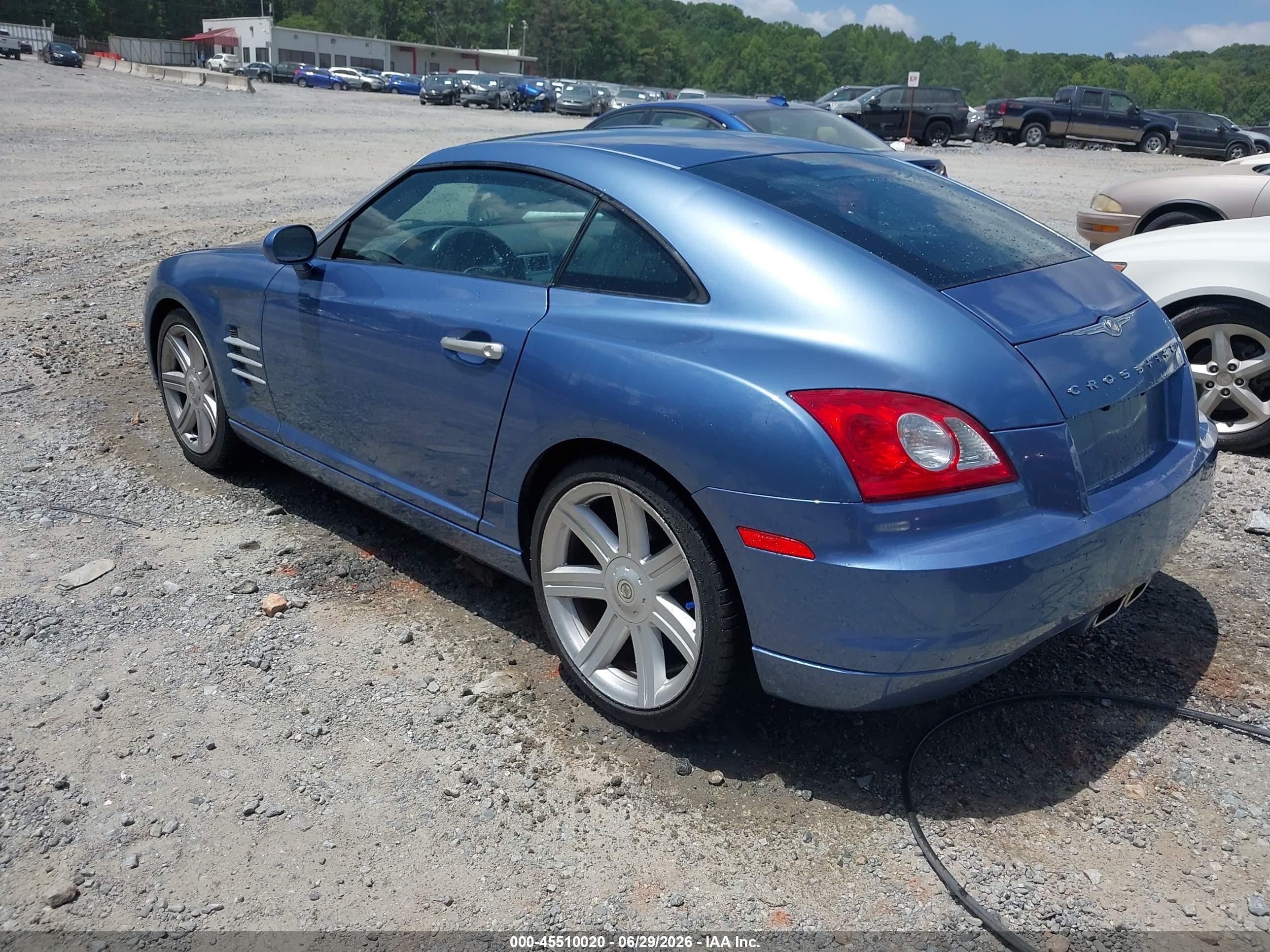 2005 Chrysler Crossfire Limited Blue vin: 1C3AN69L65X035649