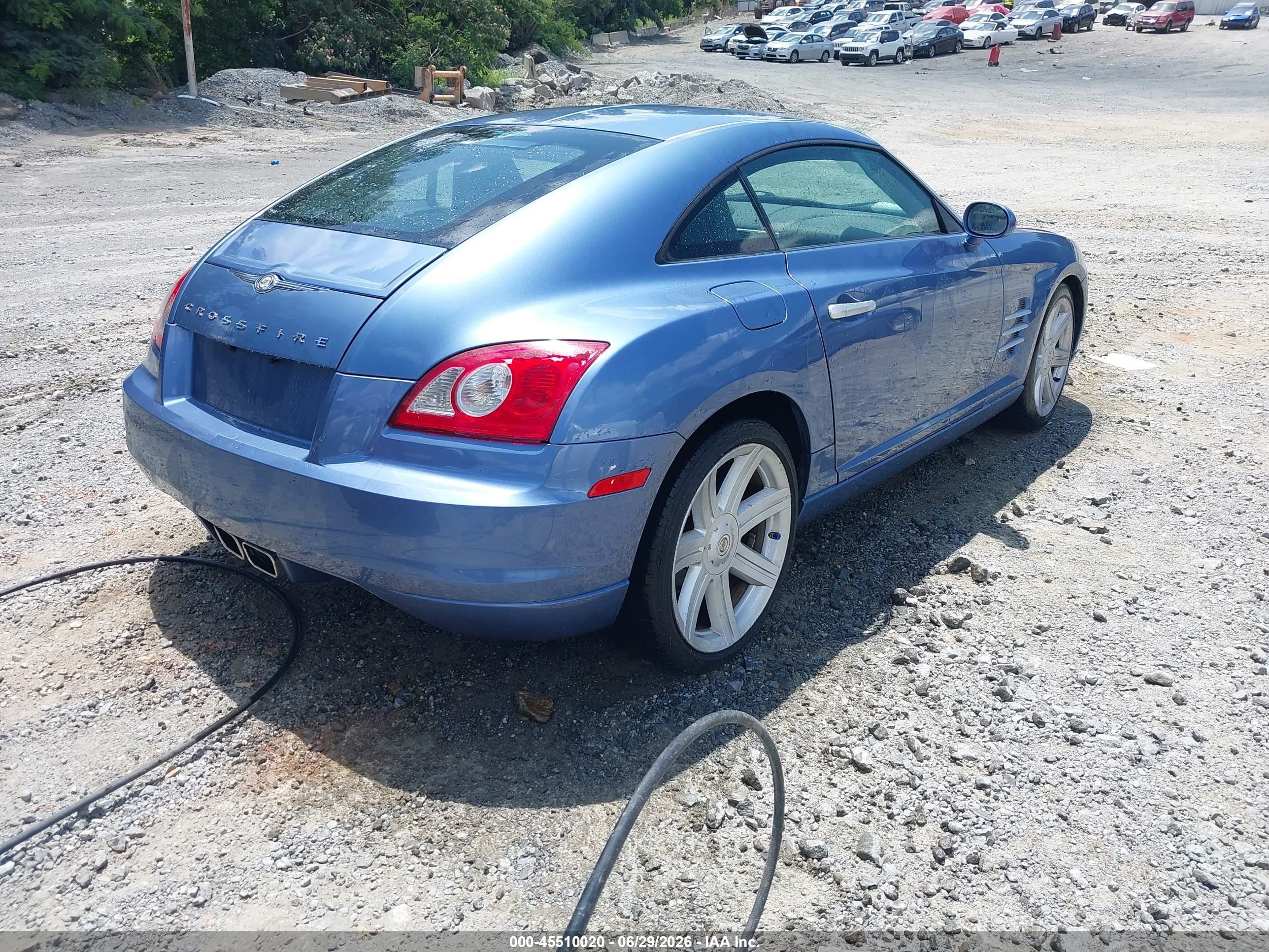 2005 Chrysler Crossfire Limited Blue vin: 1C3AN69L65X035649