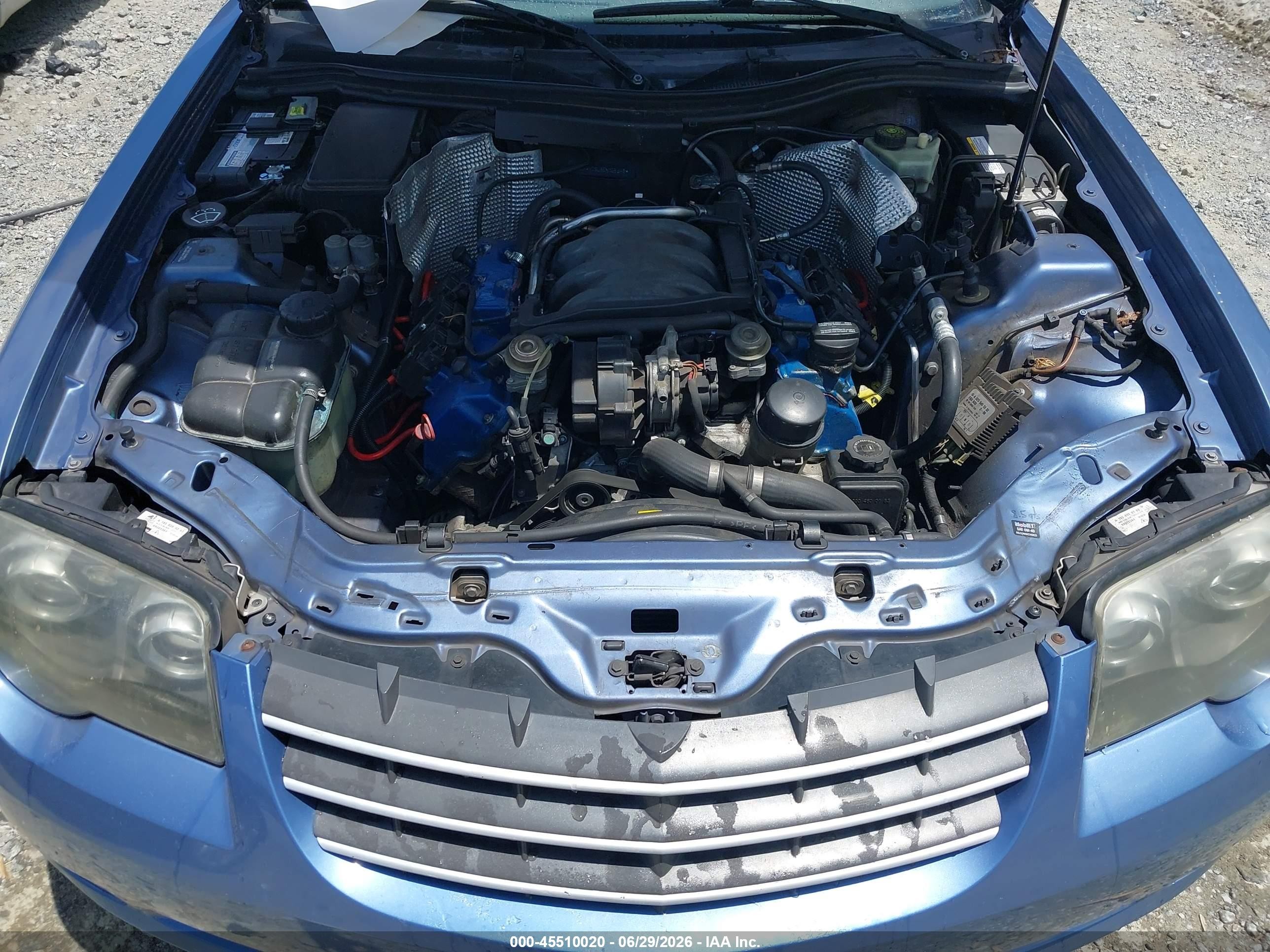 2005 Chrysler Crossfire Limited Blue vin: 1C3AN69L65X035649