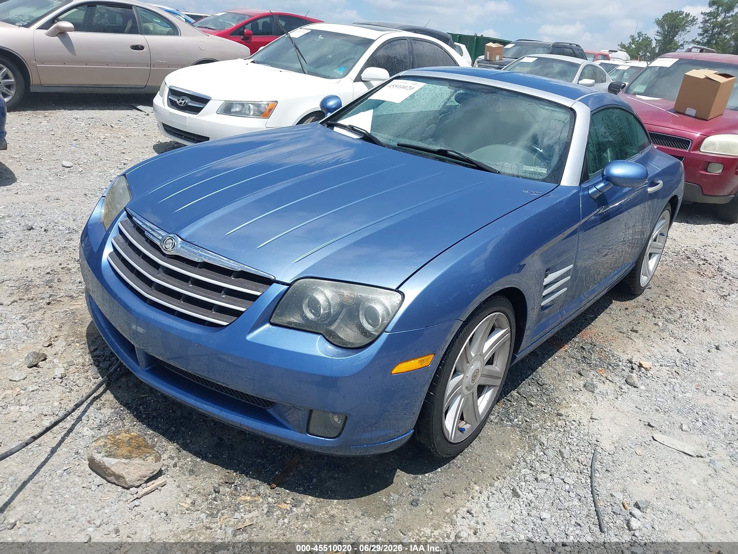 2005 Chrysler Crossfire Limited Blue vin: 1C3AN69L65X035649