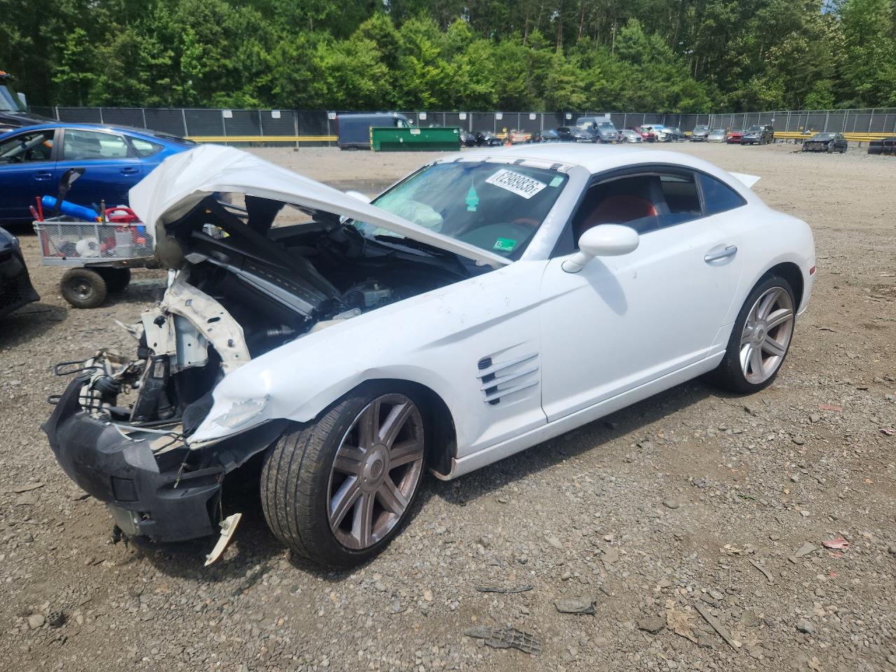 2004 Chrysler Crossfire Limited White vin: 1C3AN69L84X018110