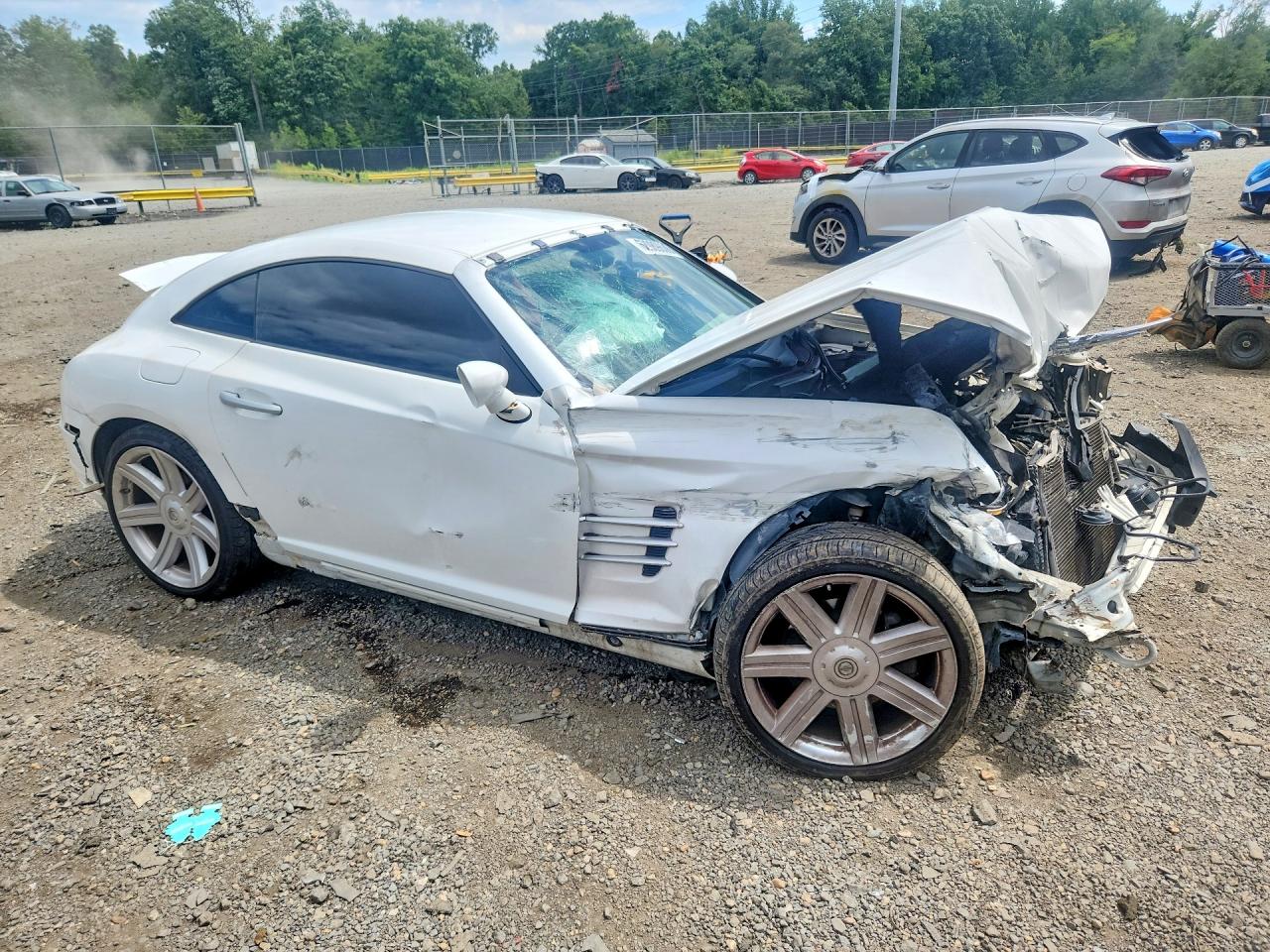 2004 Chrysler Crossfire Limited White vin: 1C3AN69L84X018110
