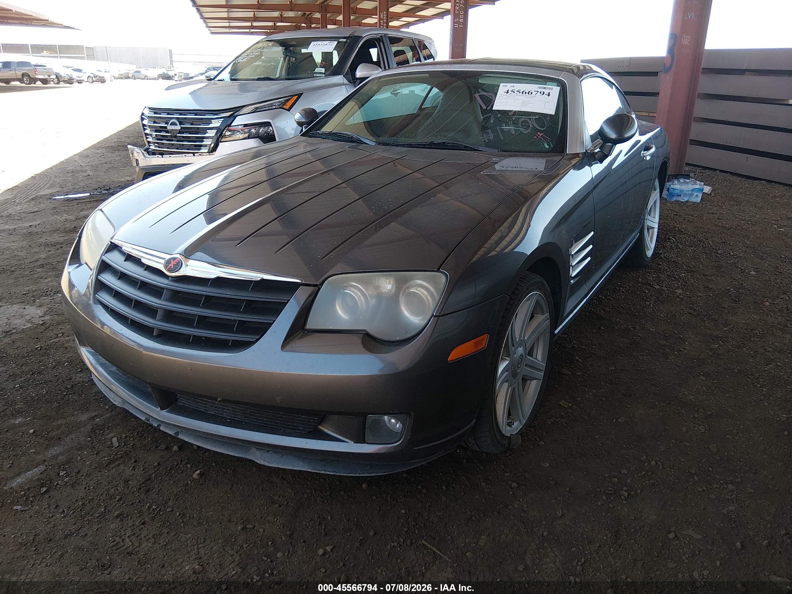 2004 Chrysler Crossfire   Gray vin: 1C3AN69L94X001364