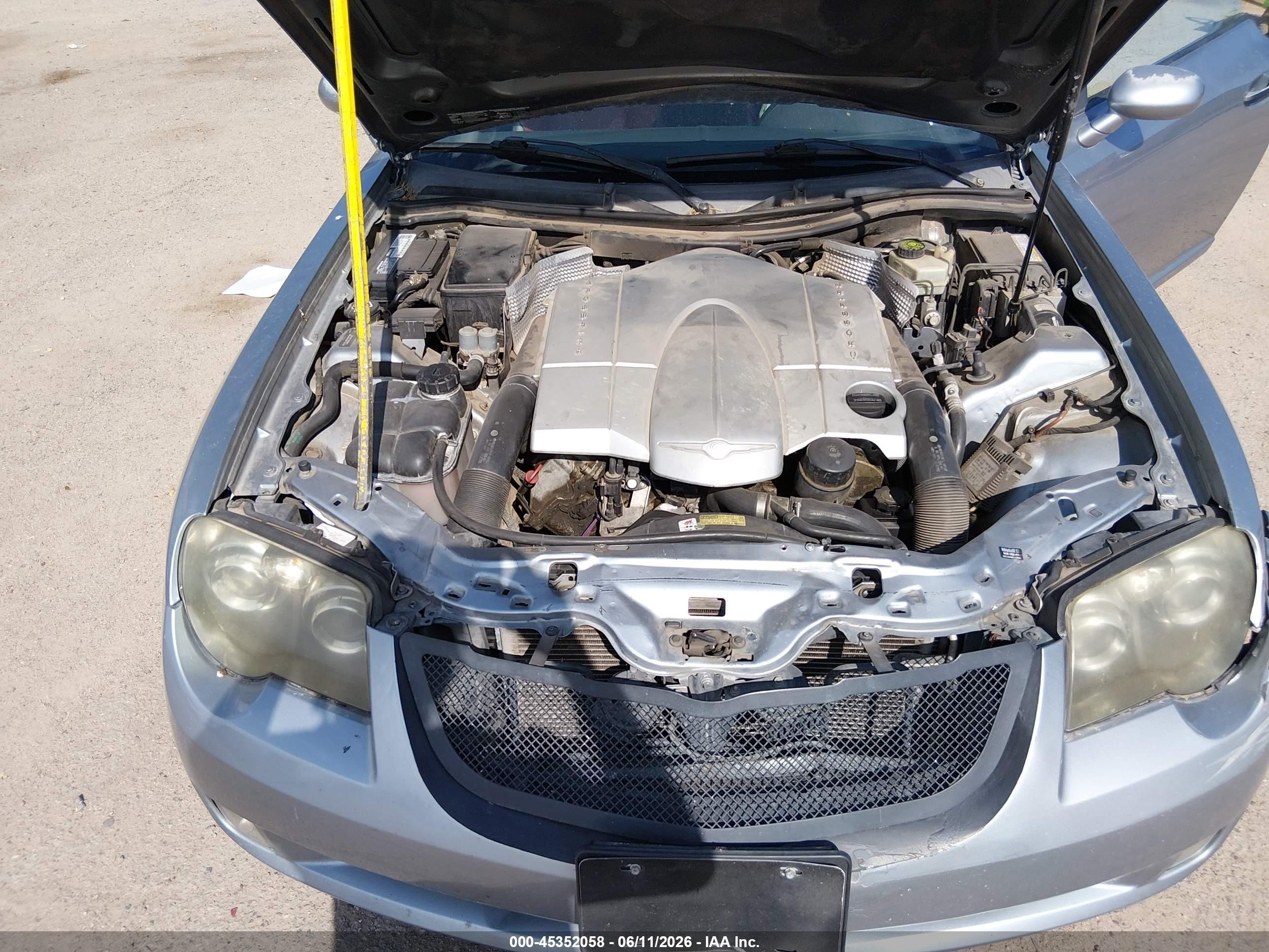 2004 Chrysler Crossfire   Silver vin: 1C3AN69L94X022893