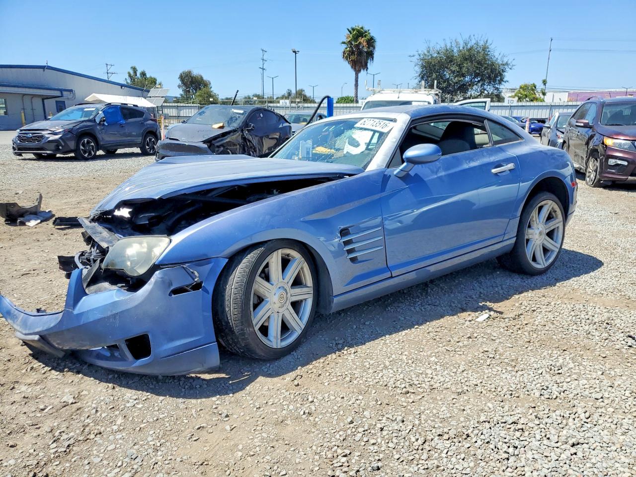 2005 Chrysler Crossfire Limited Blue vin: 1C3AN69L95X026928