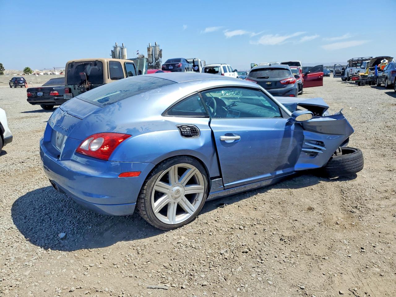 2005 Chrysler Crossfire Limited Blue vin: 1C3AN69L95X026928