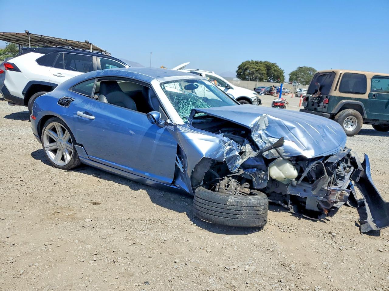 2005 Chrysler Crossfire Limited Blue vin: 1C3AN69L95X026928