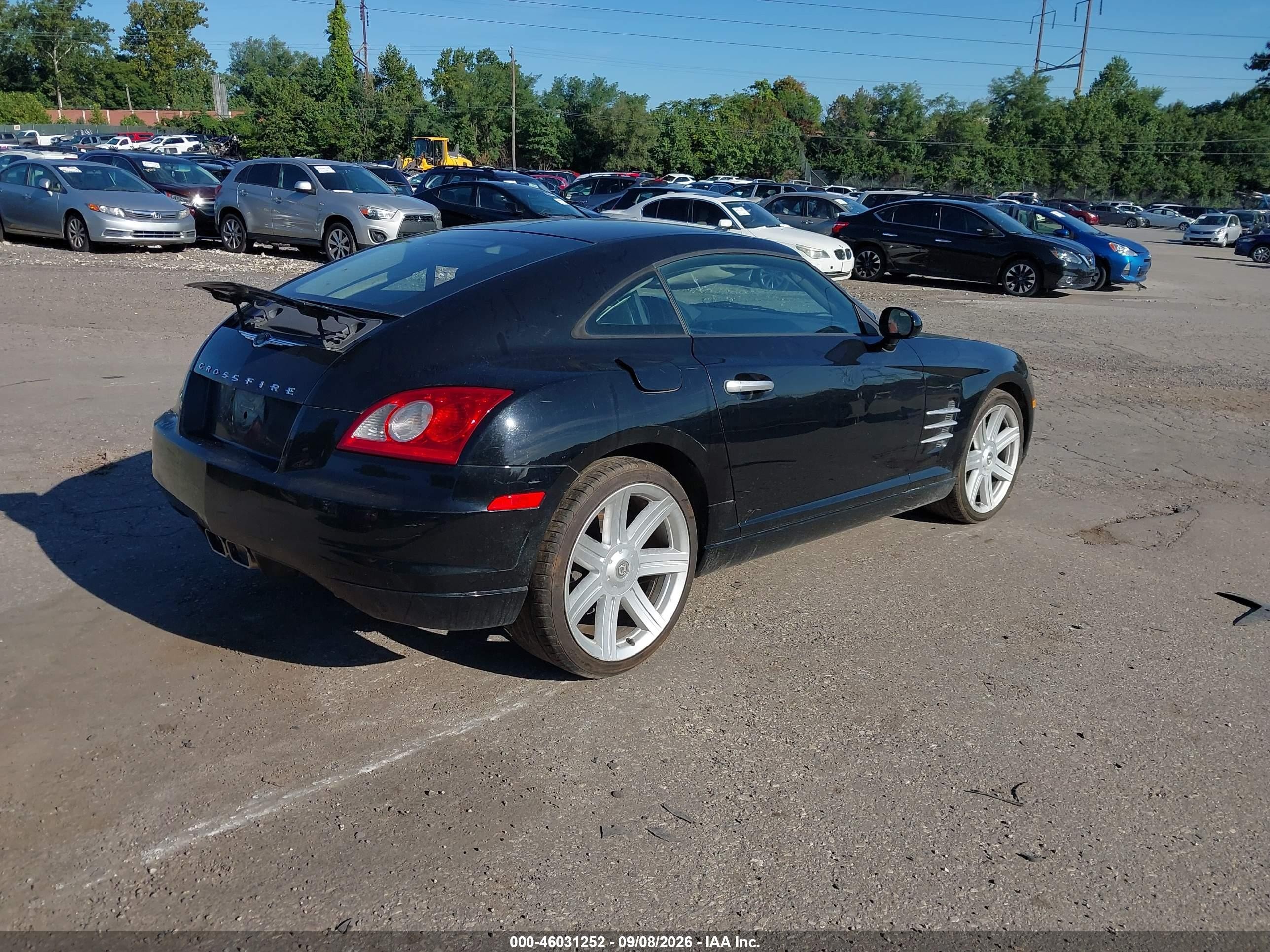 2004 Chrysler Crossfire Black vin: 1C3AN69LX4X016763