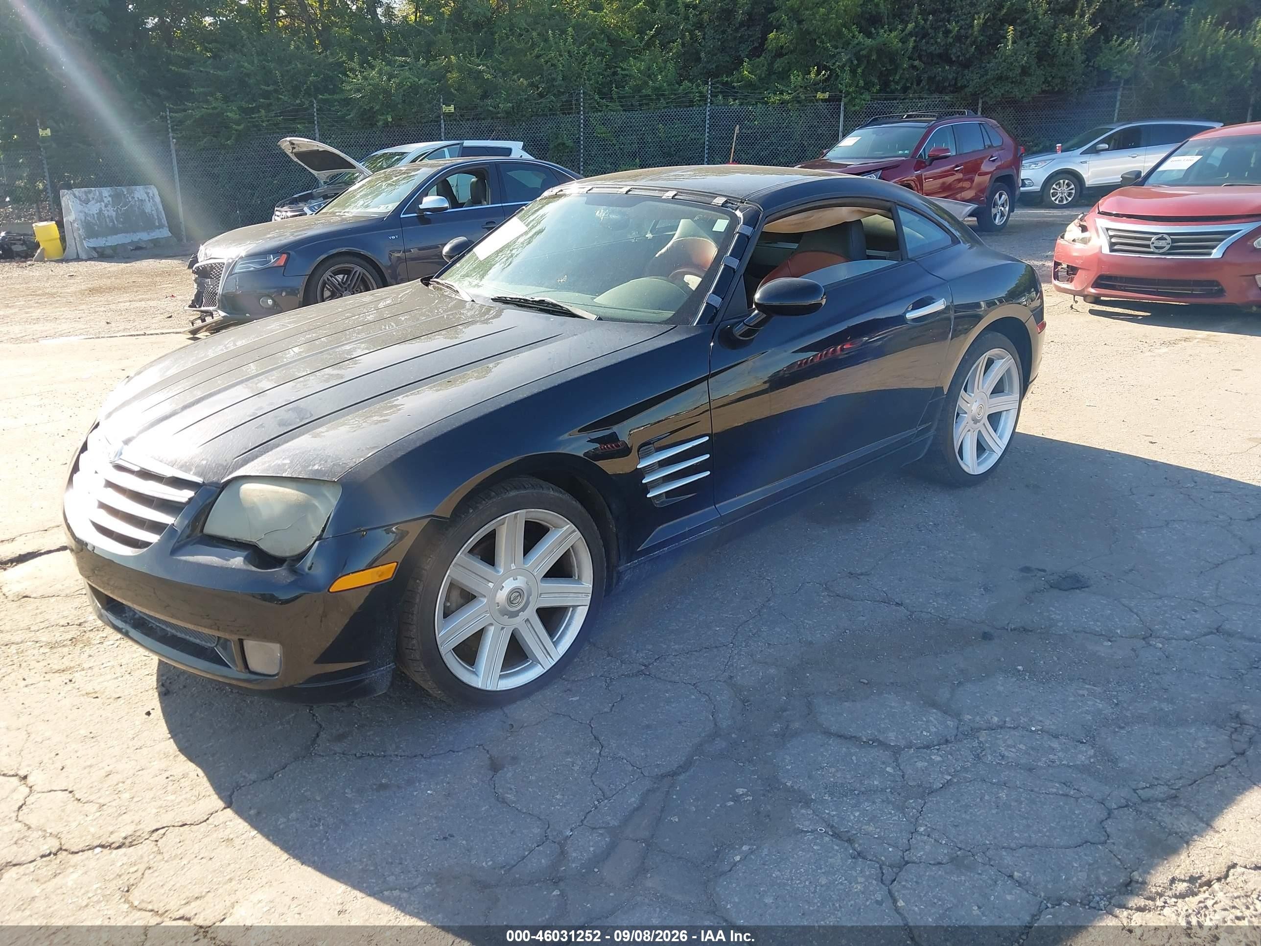2004 Chrysler Crossfire Black vin: 1C3AN69LX4X016763