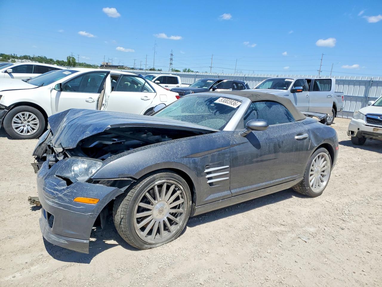 2005 Chrysler Crossfire Srt-6 Gray vin: 1C3AN75N95X052801