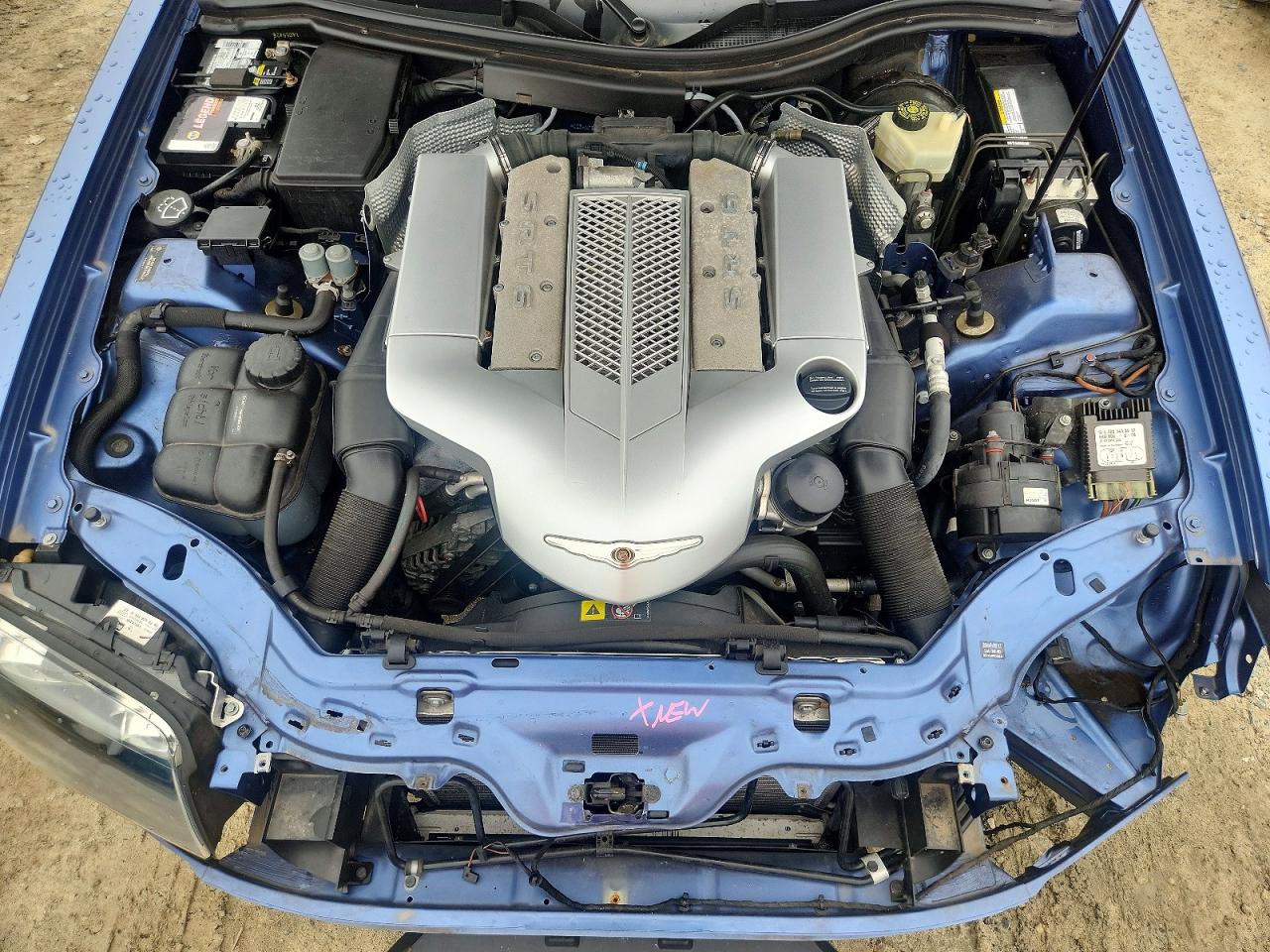 2005 Chrysler Crossfire Srt-6 Синий vin: 1C3AN79N85X033621