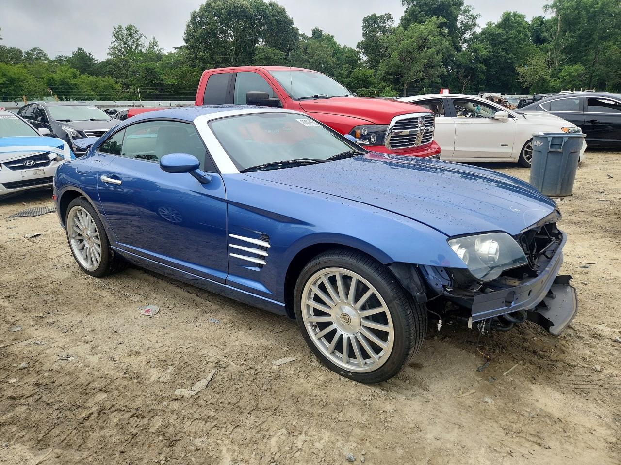 2005 Chrysler Crossfire Srt-6 Синий vin: 1C3AN79N85X033621