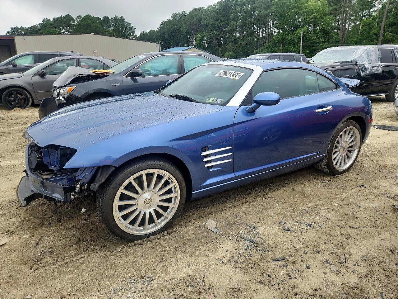 2005 Chrysler Crossfire Srt-6 Синий vin: 1C3AN79N85X033621