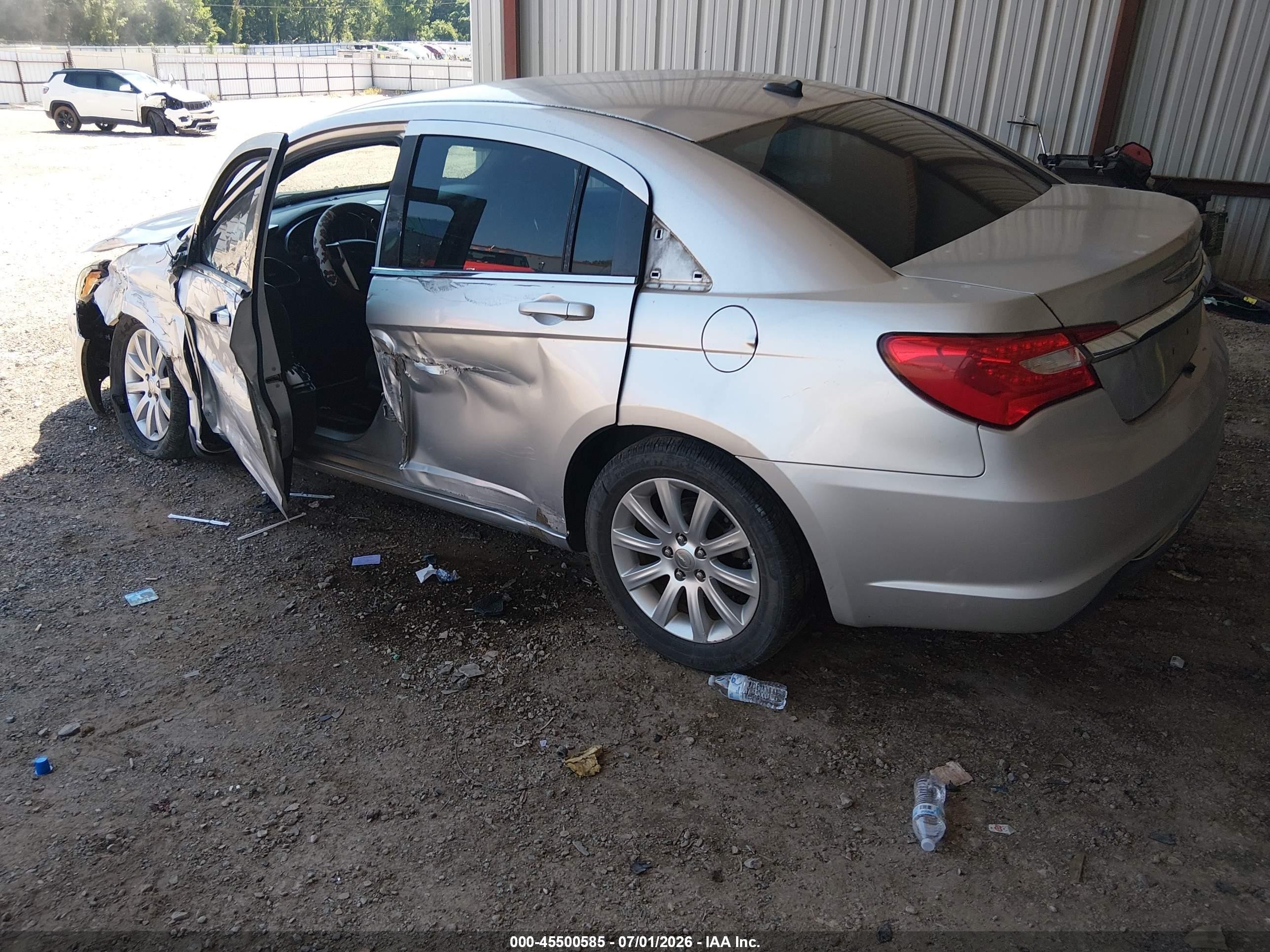 2011 Chrysler 200 Touring Silver vin: 1C3BC1FB0BN511961