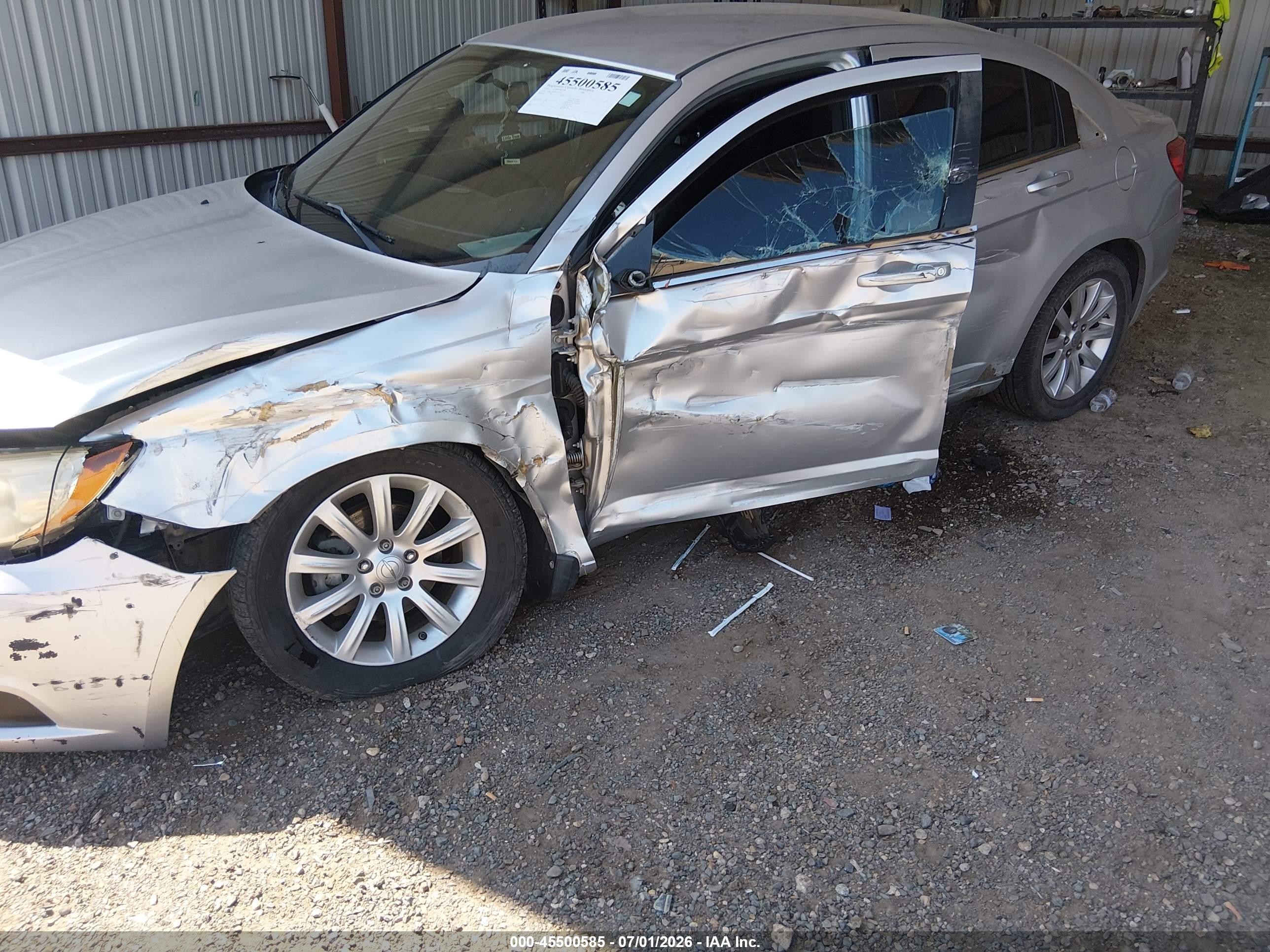2011 Chrysler 200 Touring Silver vin: 1C3BC1FB0BN511961