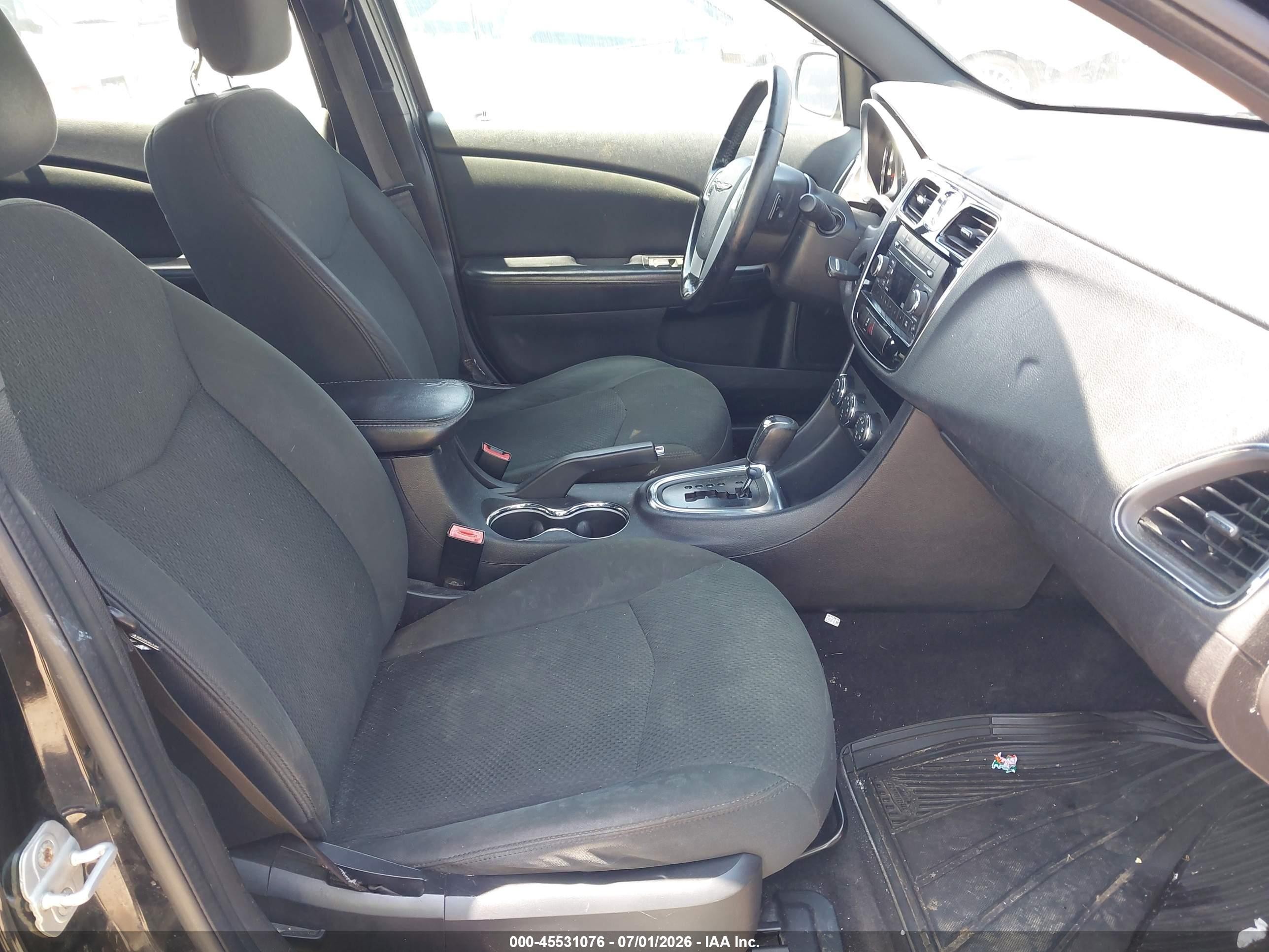 2011 Chrysler 200 Touring Черный vin: 1C3BC1FB0BN576258