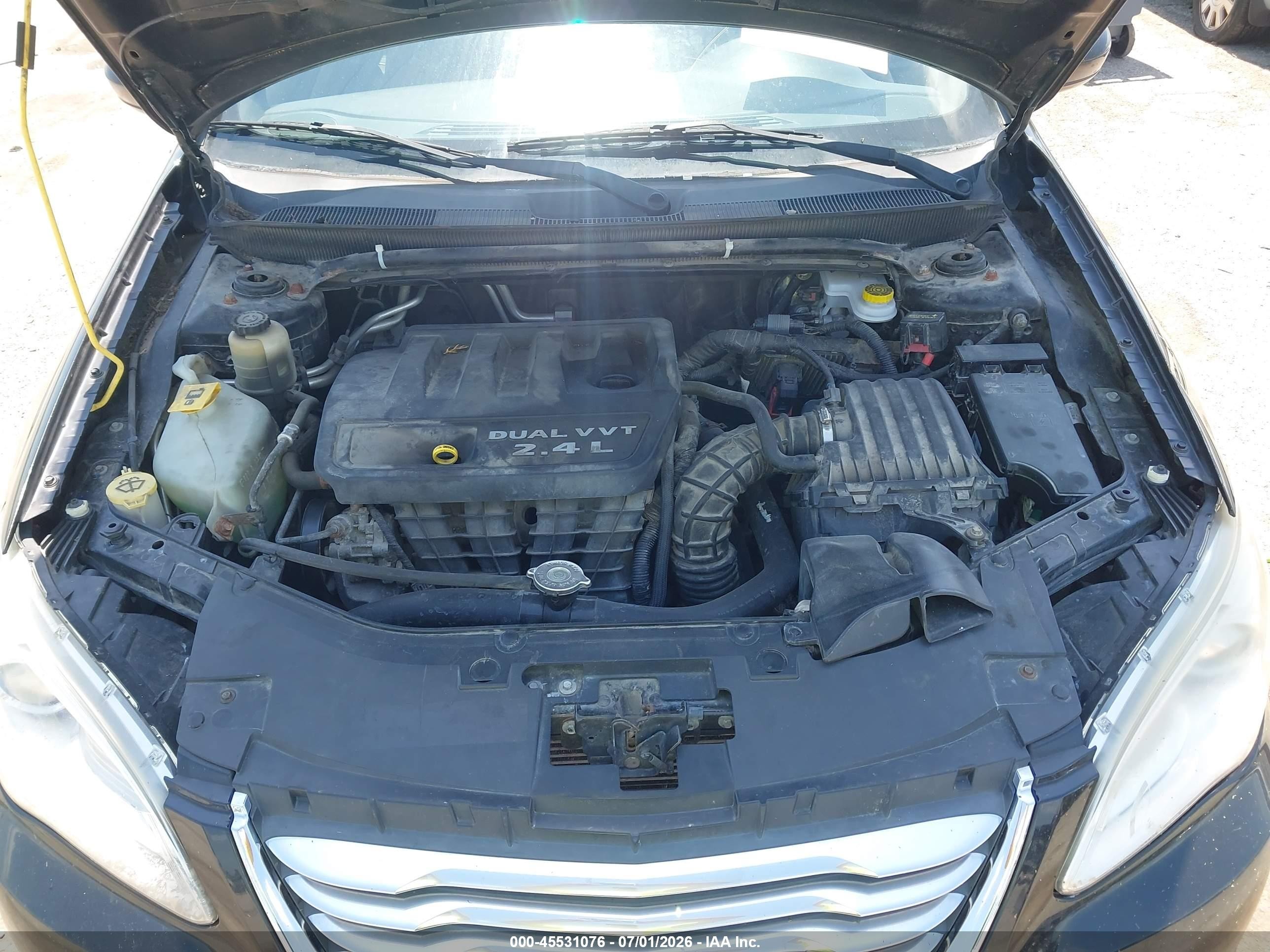 2011 Chrysler 200 Touring Черный vin: 1C3BC1FB0BN576258