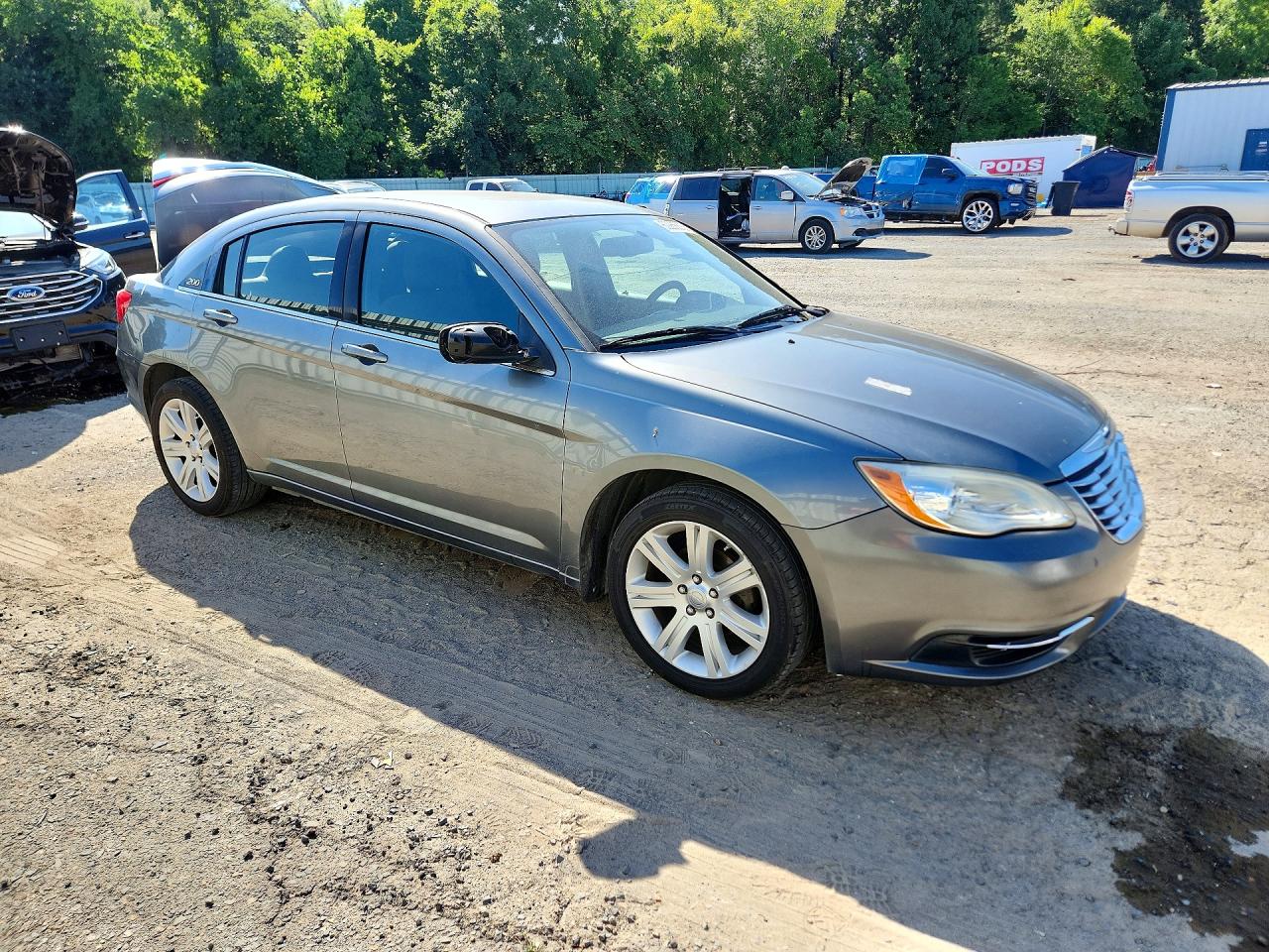 2011 Chrysler 200 Touring Gray vin: 1C3BC1FB1BN602513
