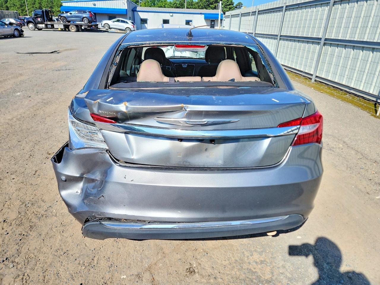 2011 Chrysler 200 Touring Gray vin: 1C3BC1FB1BN602513