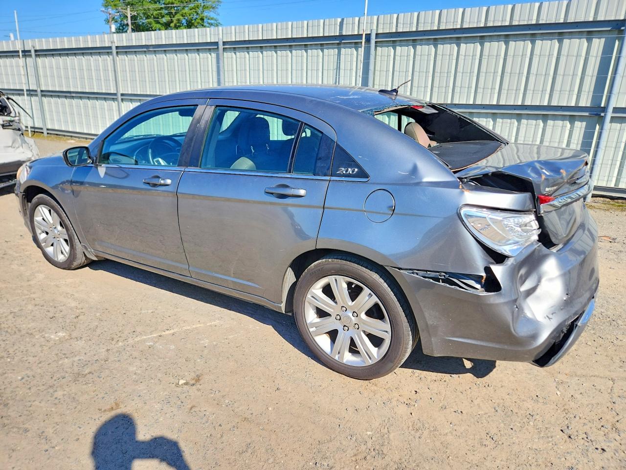 2011 Chrysler 200 Touring Gray vin: 1C3BC1FB1BN602513