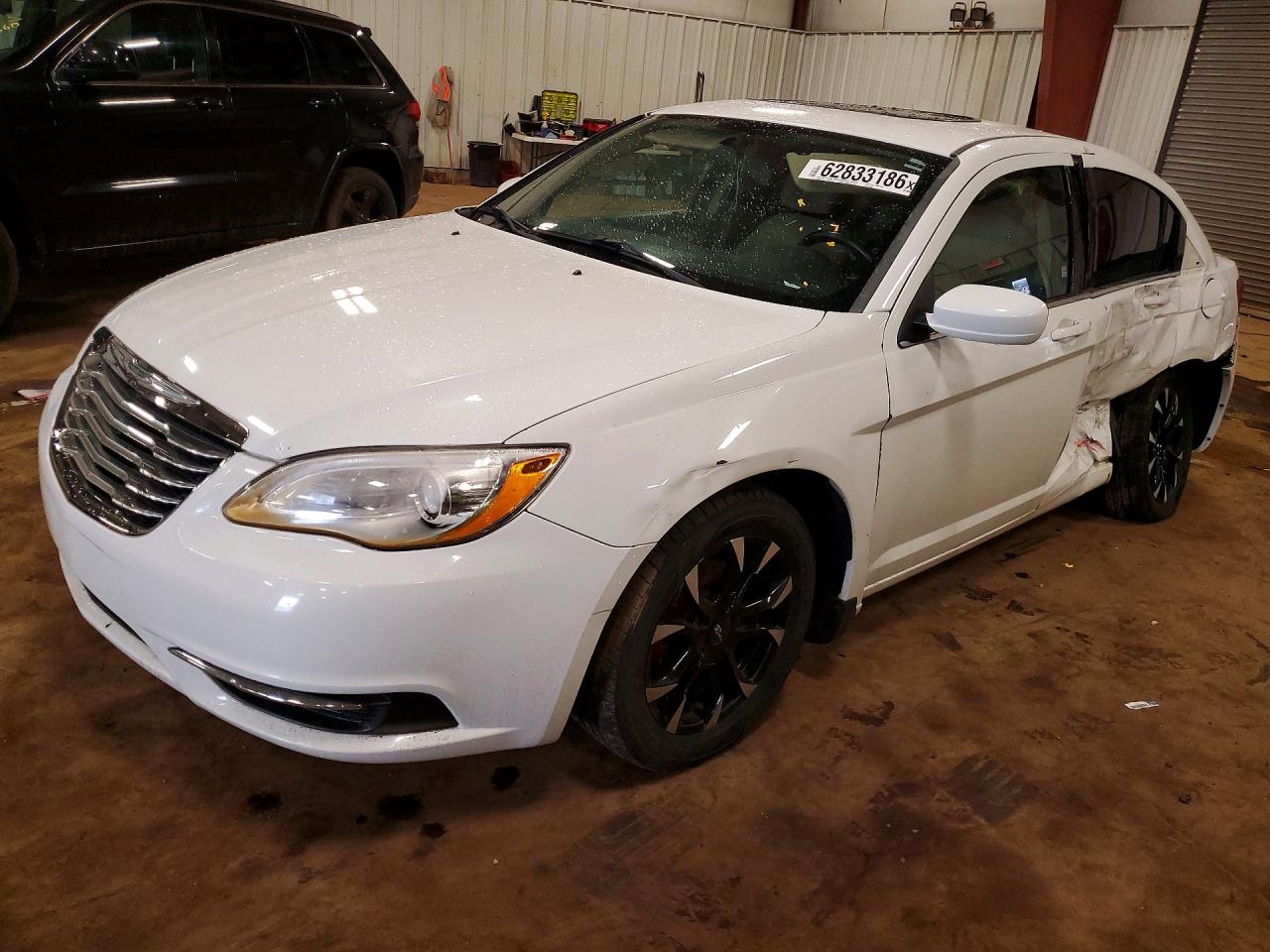 2011 Chrysler 200 Touring White vin: 1C3BC1FB2BN549627