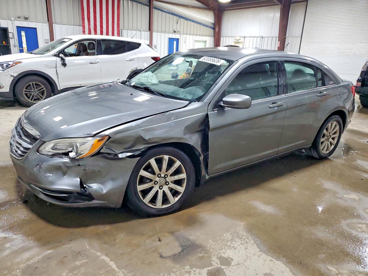 2011 Chrysler 200 Touring Gray vin: 1C3BC1FB2BN624276