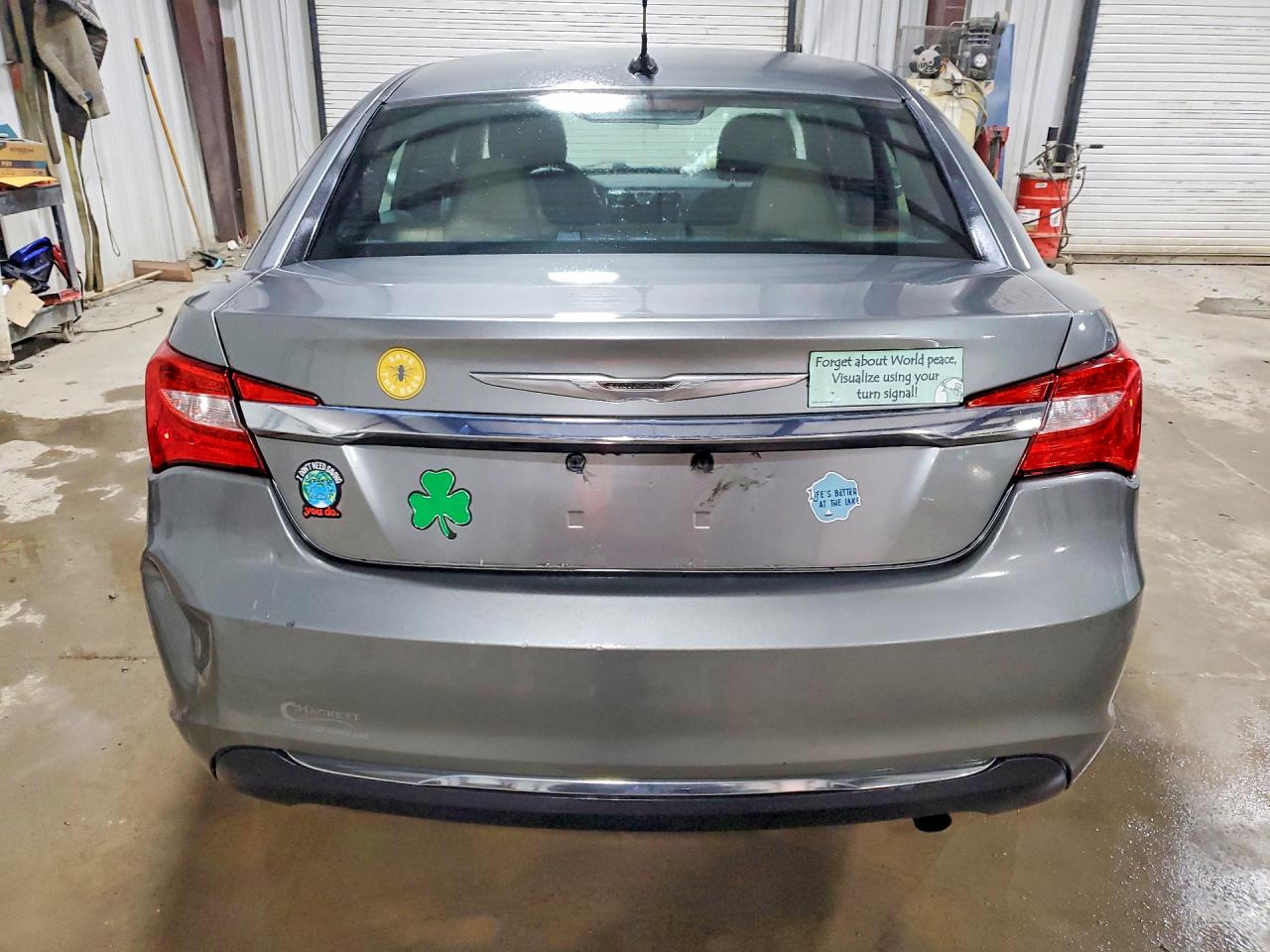2011 Chrysler 200 Touring Gray vin: 1C3BC1FB2BN624276