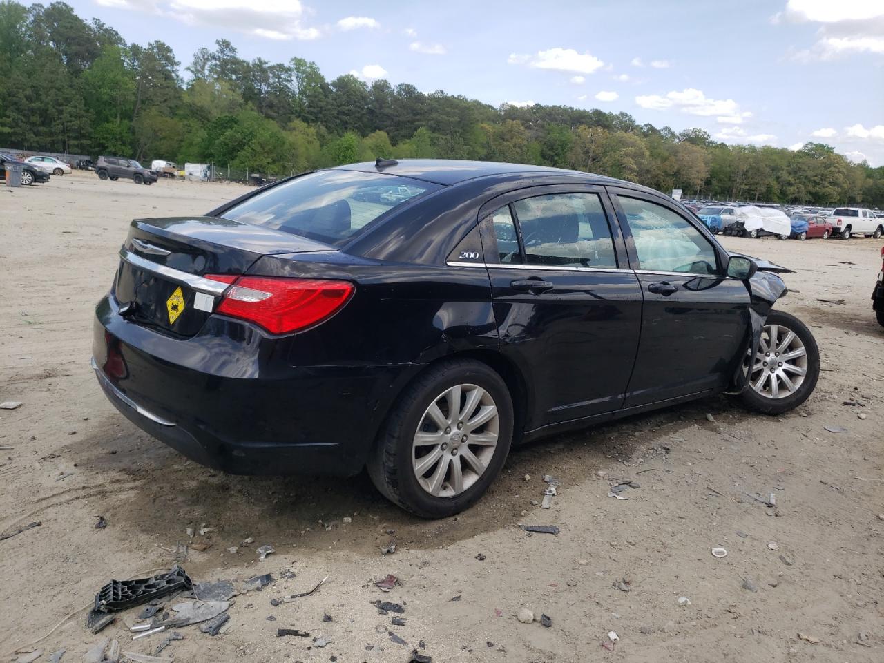 2011 Chrysler 200 Touring Black vin: 1C3BC1FB3BN589537