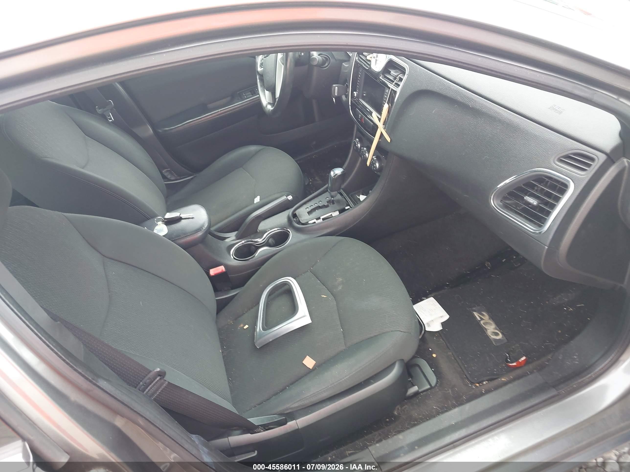 2011 Chrysler 200 Touring Gray vin: 1C3BC1FB6BN589905