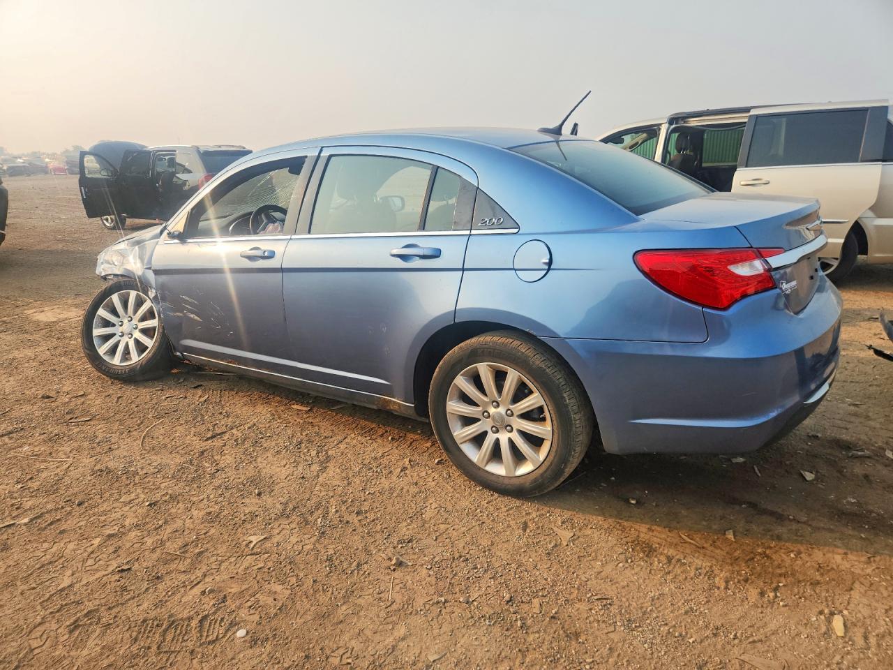 2011 Chrysler 200 Touring Blue vin: 1C3BC1FB6BN602460