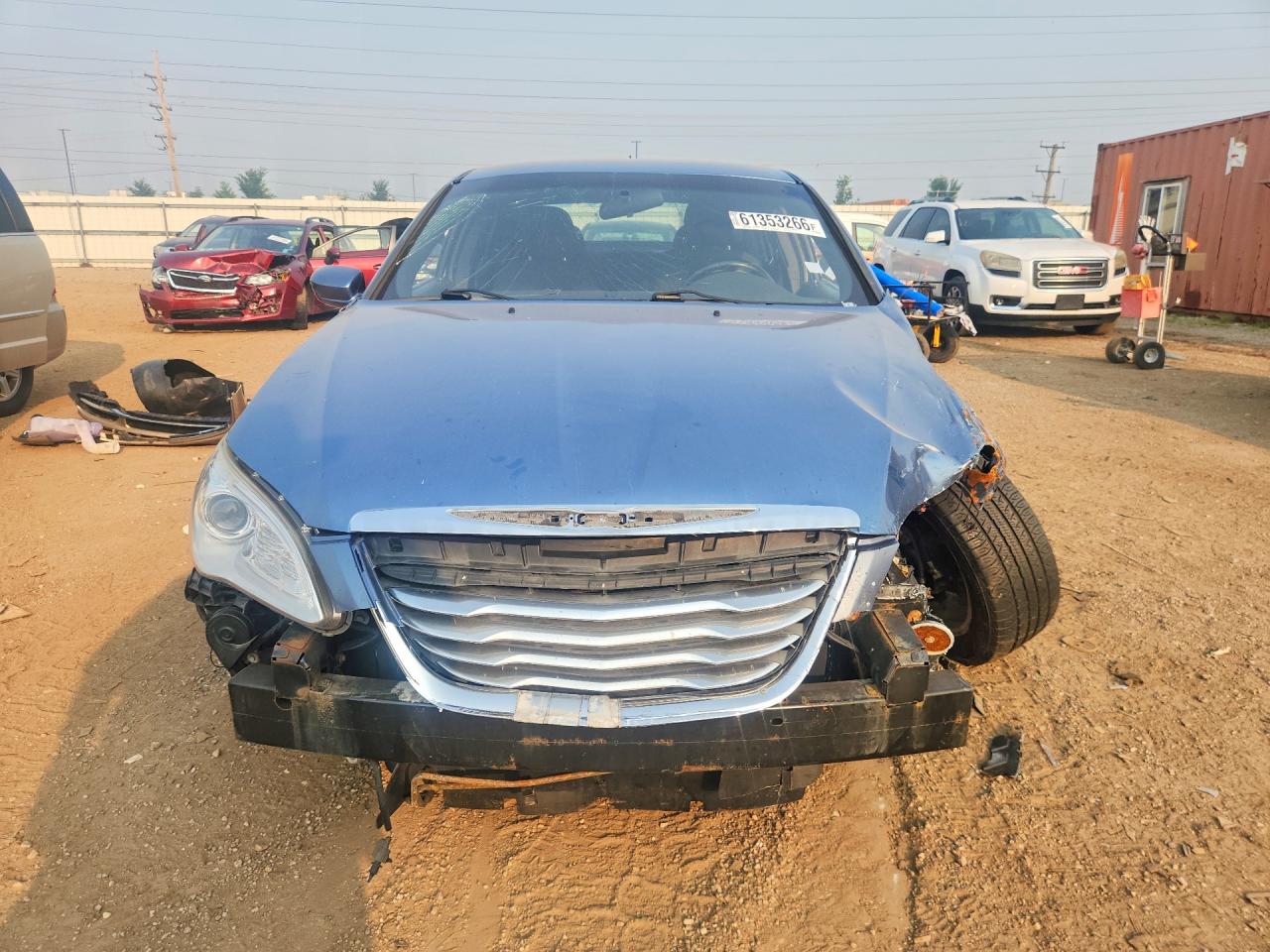 2011 Chrysler 200 Touring Blue vin: 1C3BC1FB6BN602460