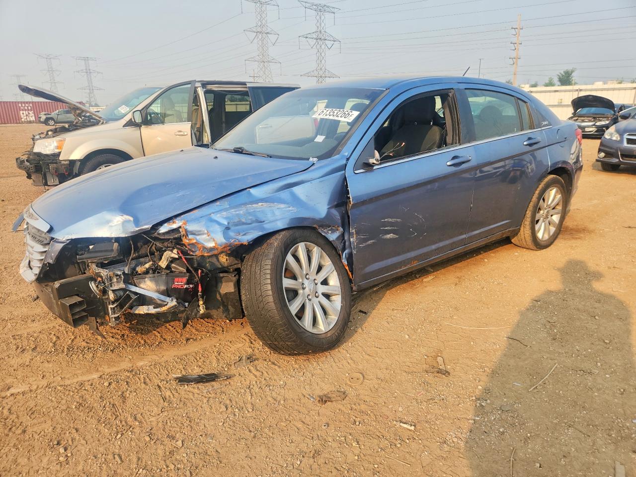 2011 Chrysler 200 Touring Blue vin: 1C3BC1FB6BN602460