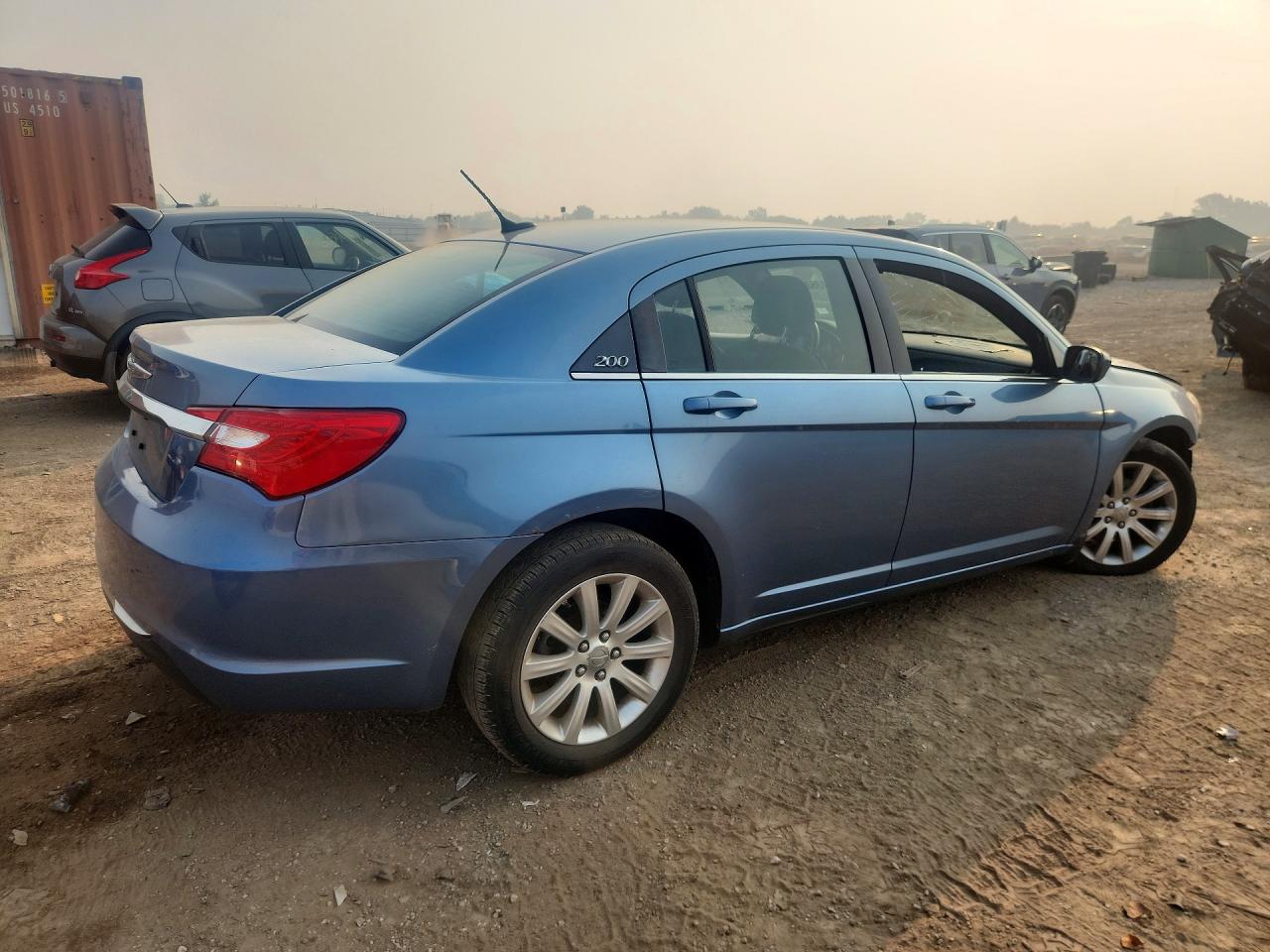 2011 Chrysler 200 Touring Blue vin: 1C3BC1FB6BN602460