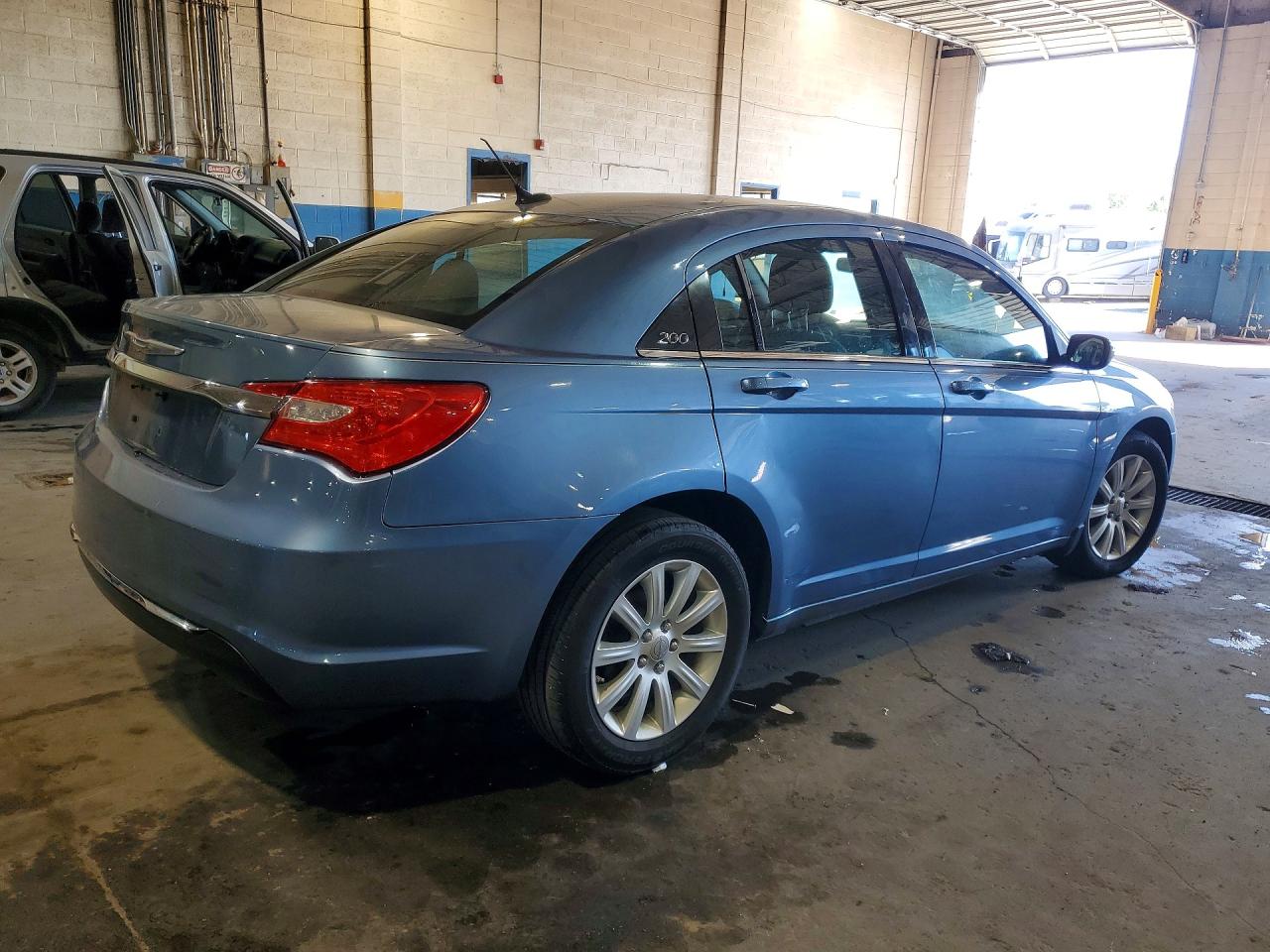 2011 Chrysler 200 Touring Blue vin: 1C3BC1FB6BN625527