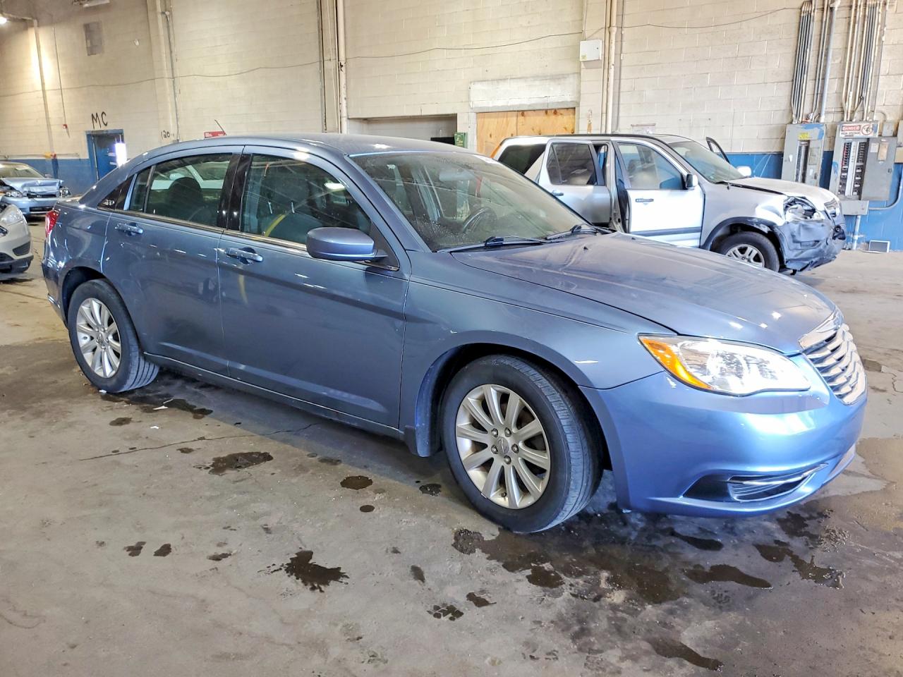2011 Chrysler 200 Touring Blue vin: 1C3BC1FB6BN625527