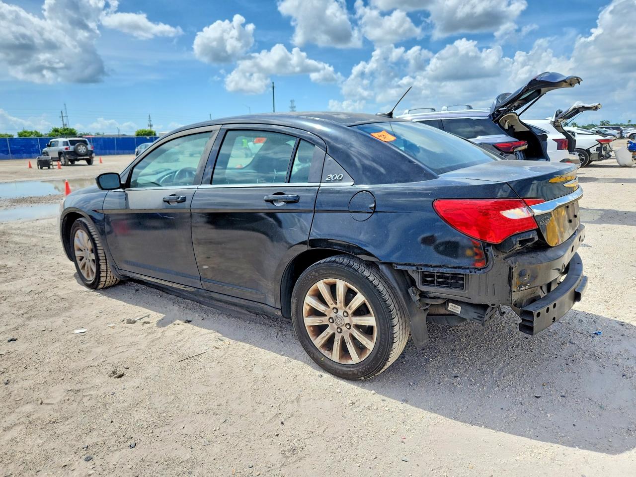 2011 Chrysler 200 Touring Black vin: 1C3BC1FB7BN576614