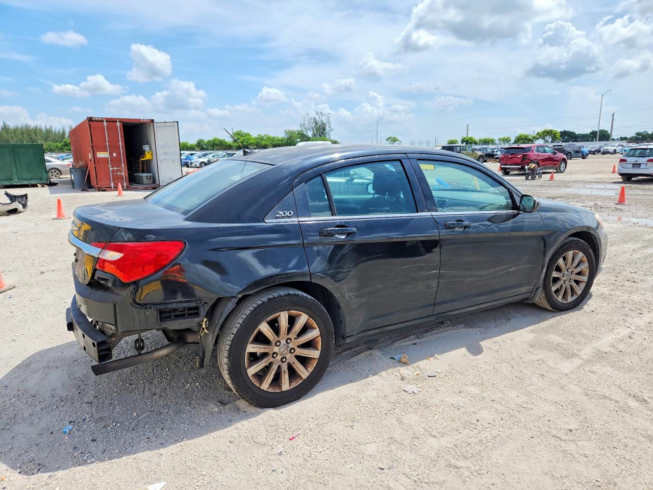 2011 Chrysler 200 Touring Black vin: 1C3BC1FB7BN576614