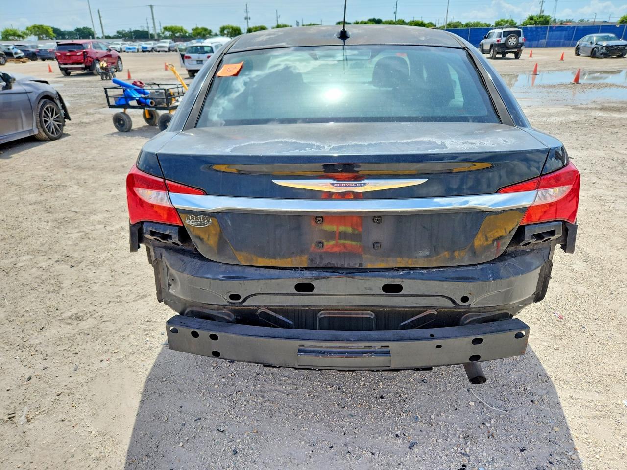 2011 Chrysler 200 Touring Black vin: 1C3BC1FB7BN576614